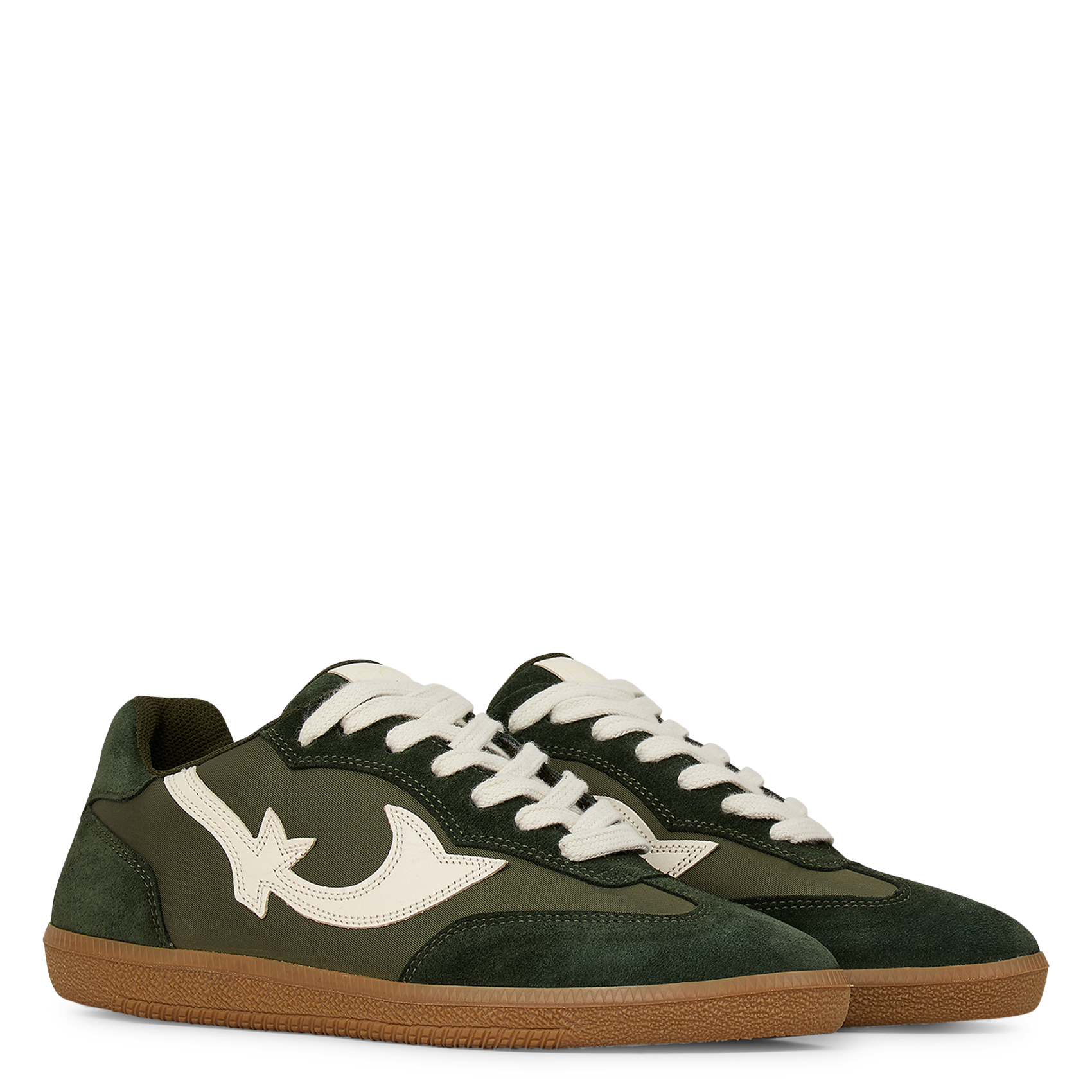 Baskets basses en cuir BA&SH Vert