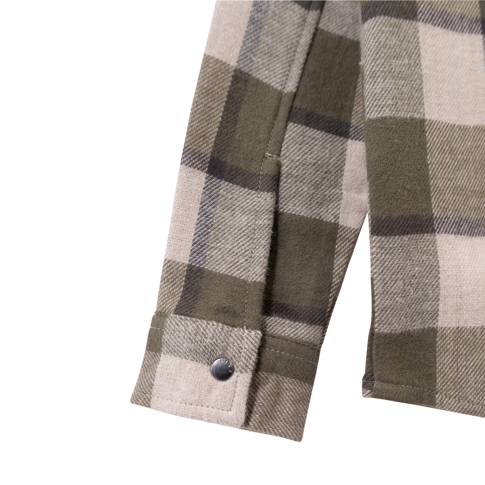 Recht, katoenen overshirt met klassieke kraag IKKS JUNIOR Kaki