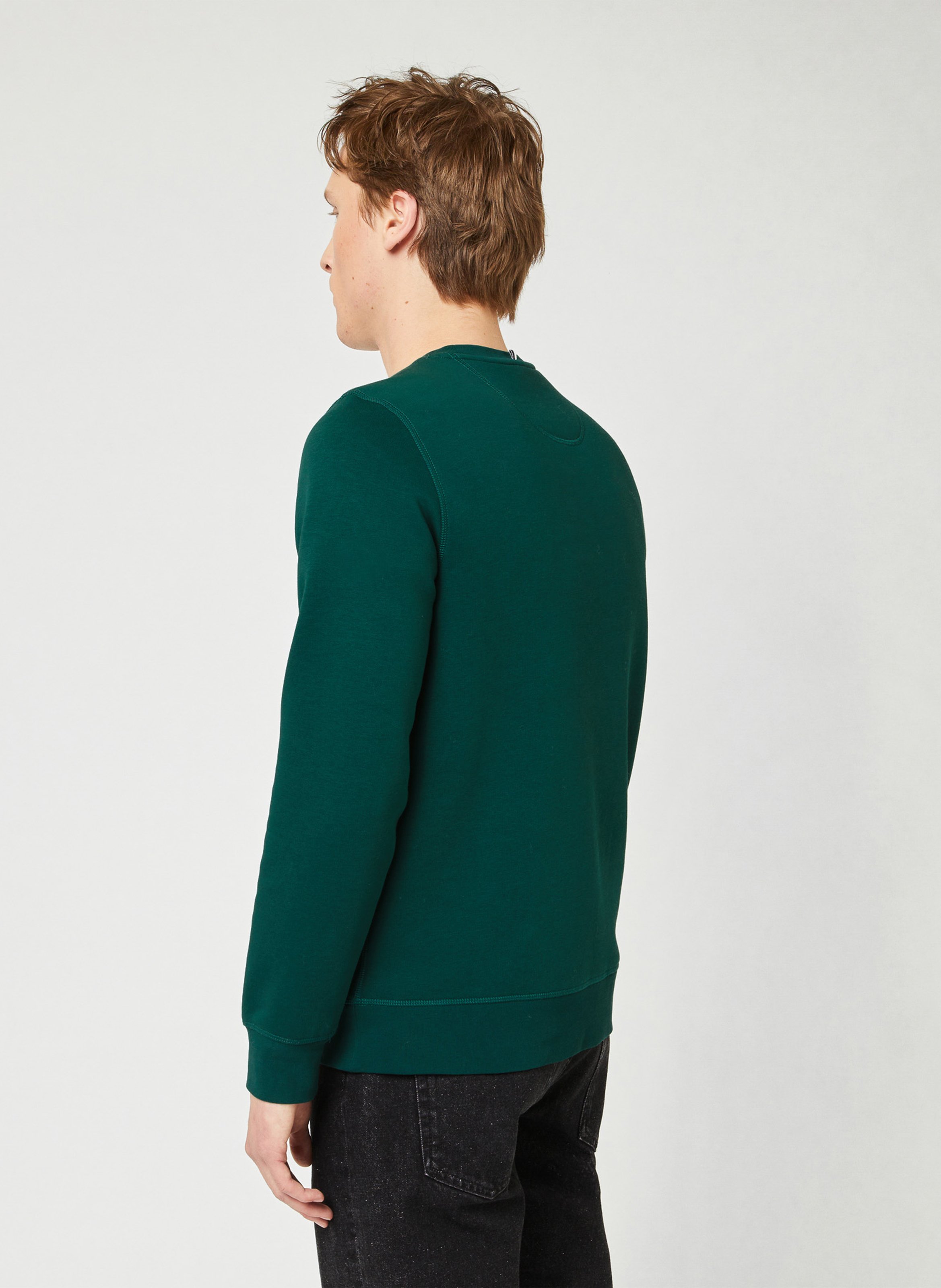 Gerader Strickpullover FAGUO Grun