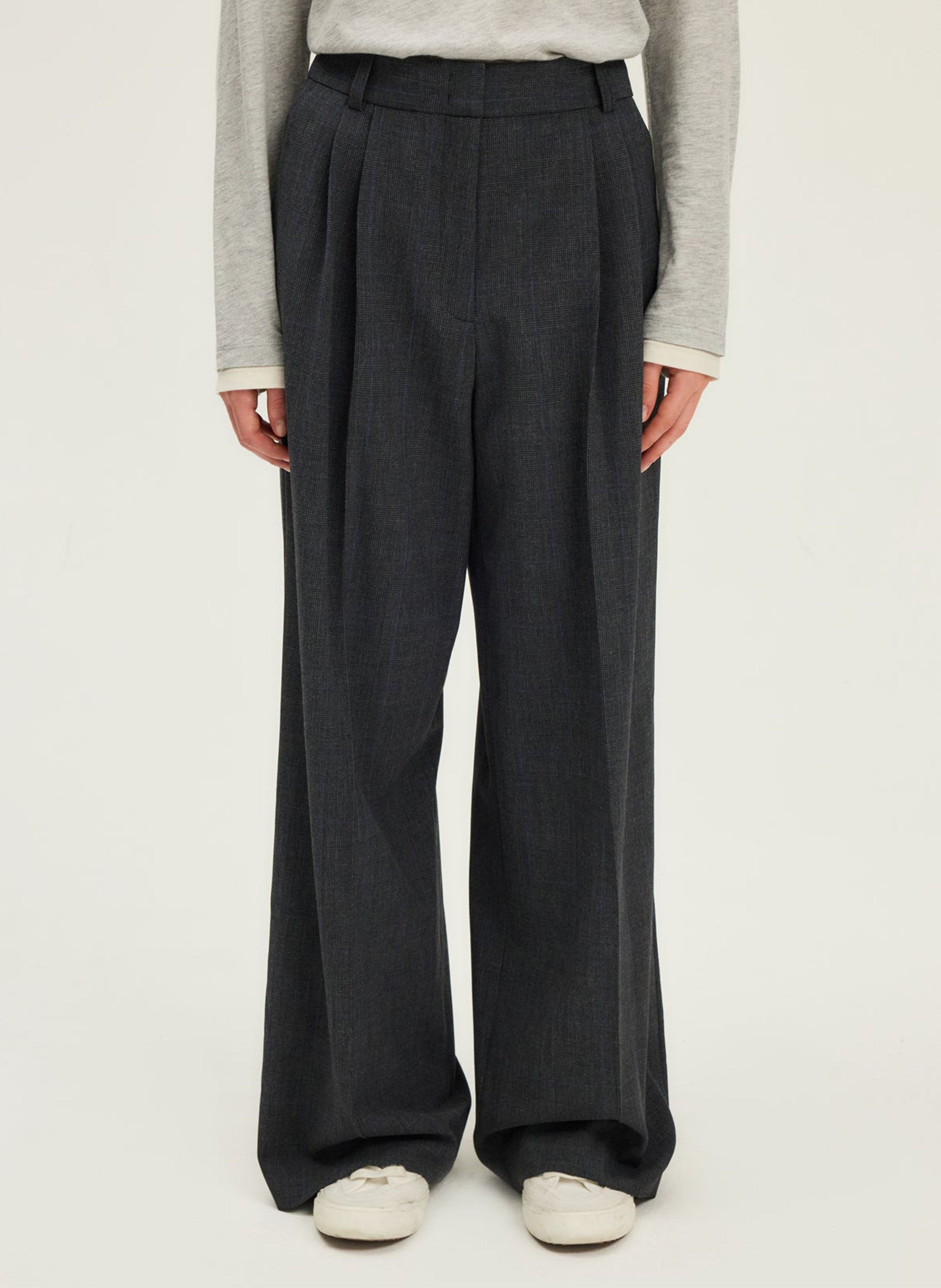 Wide trousers PABLO Grey