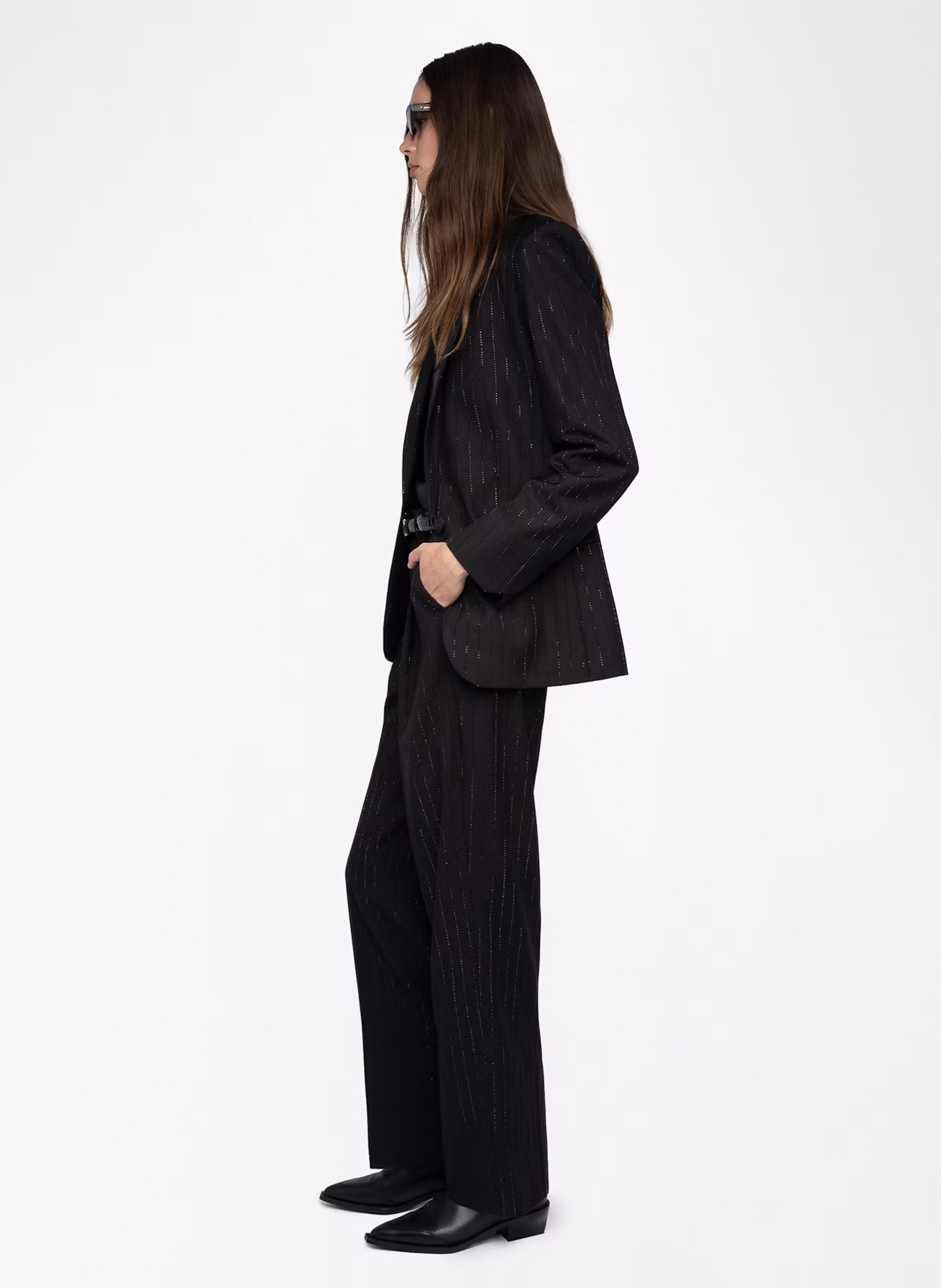 Veste tailleur pailettée ZADIG&VOLTAIRE Noir