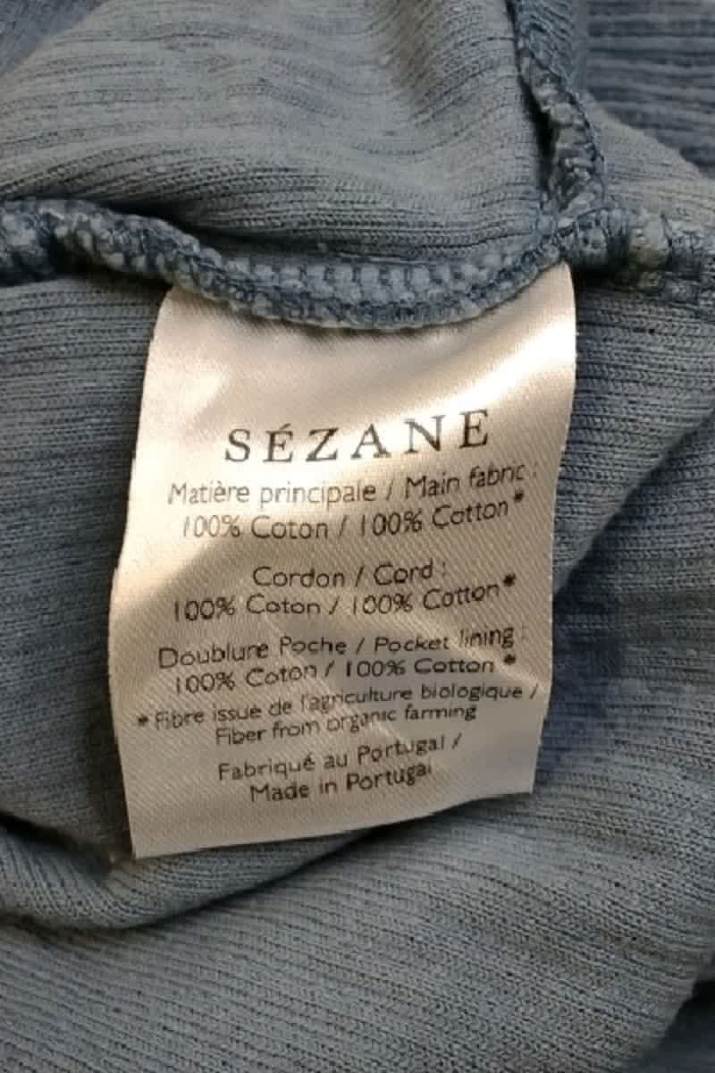 Carrot trousers SEZANE - Seconde main Blue