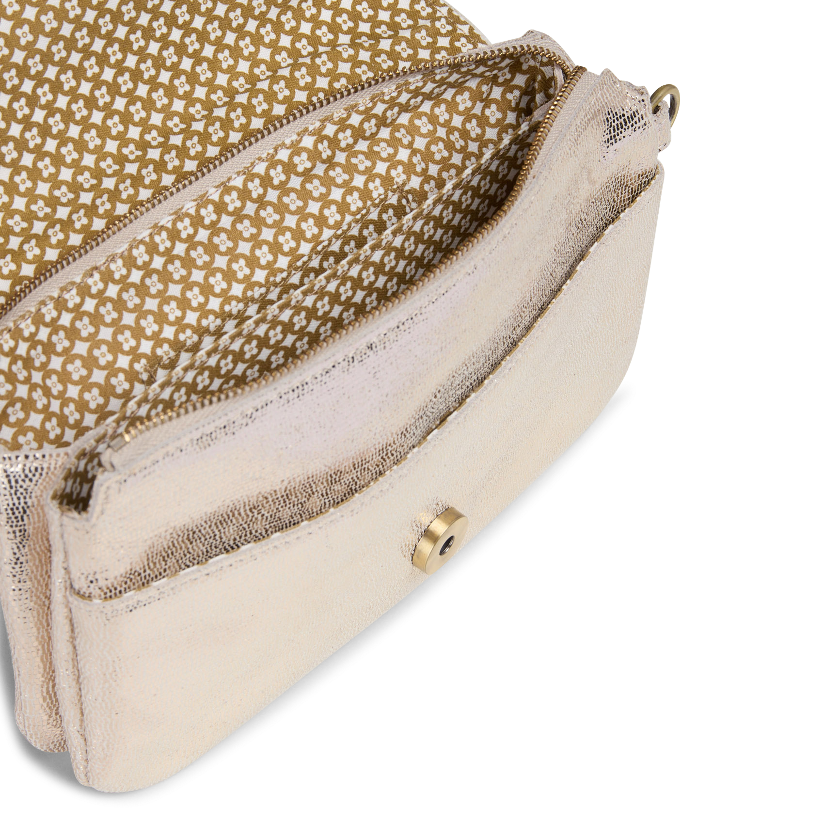 Pochette en cuir MILA LOUISE Blanc