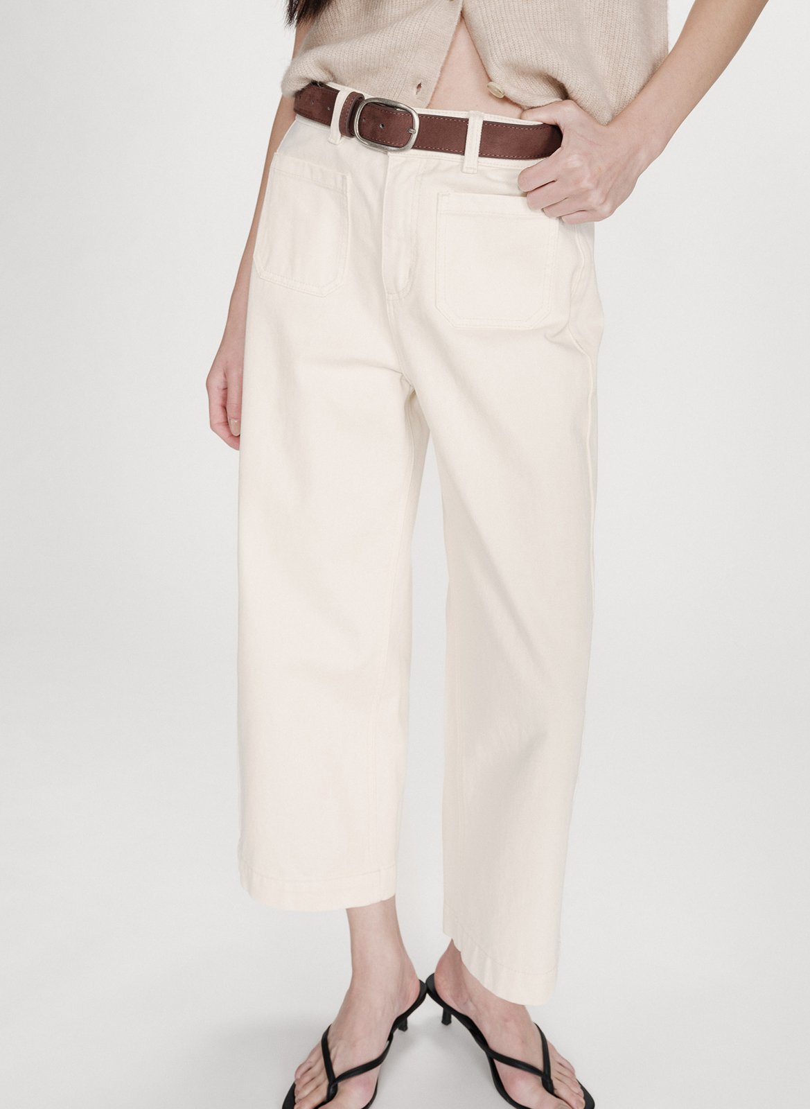 <p>Gerade geschnittene 7/8-Hose</p> GRACE ET MILA