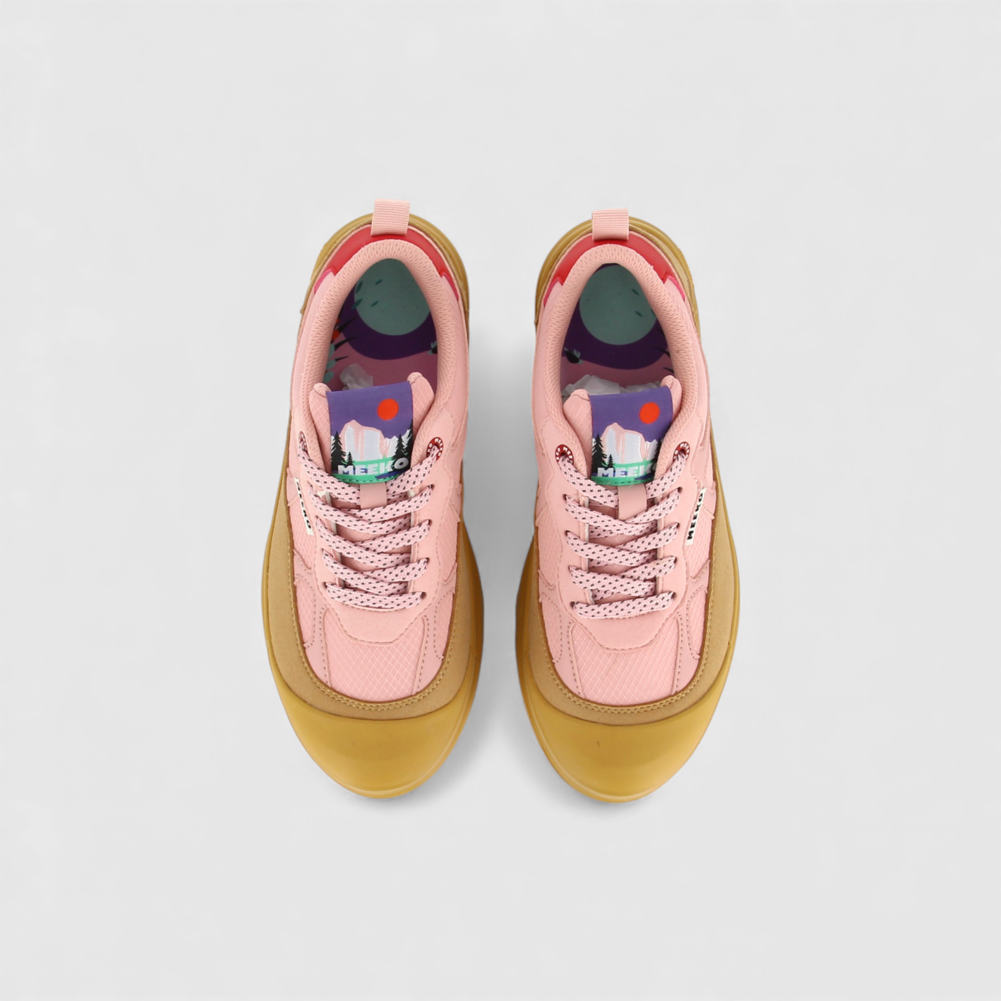 Baskets techniques et durables MEEKO Rose