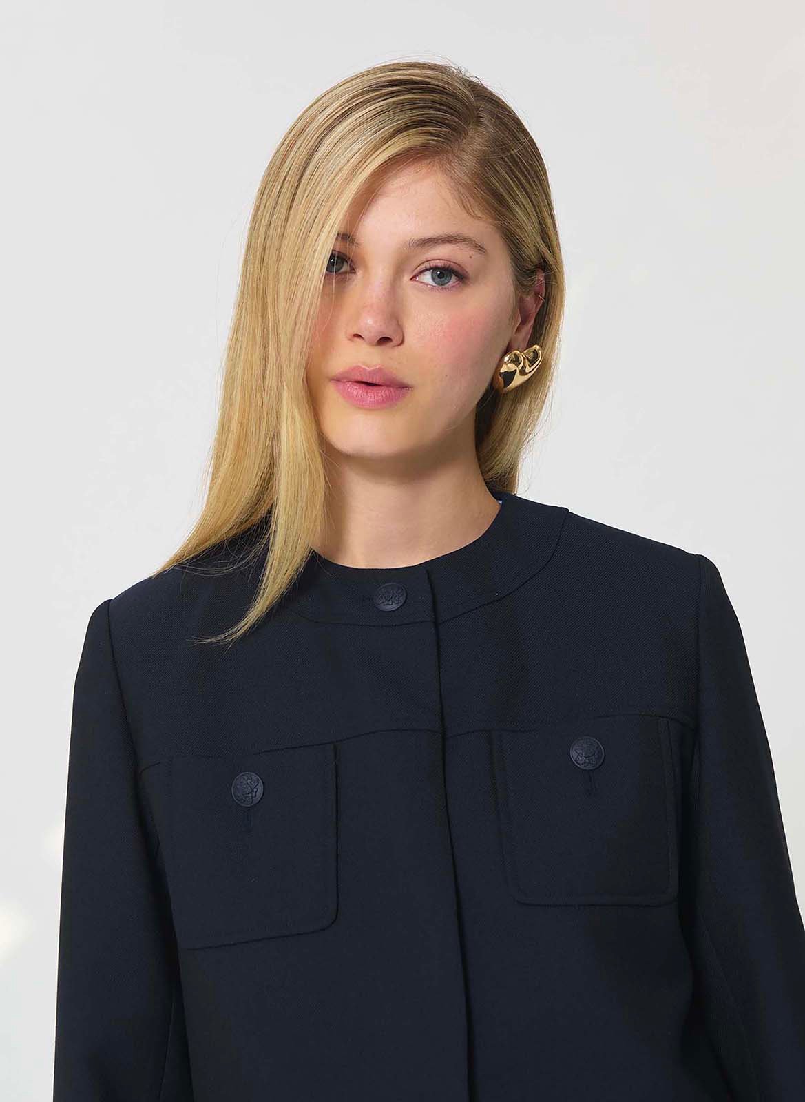 Kort aansluitend jasje TARA JARMON Blauw