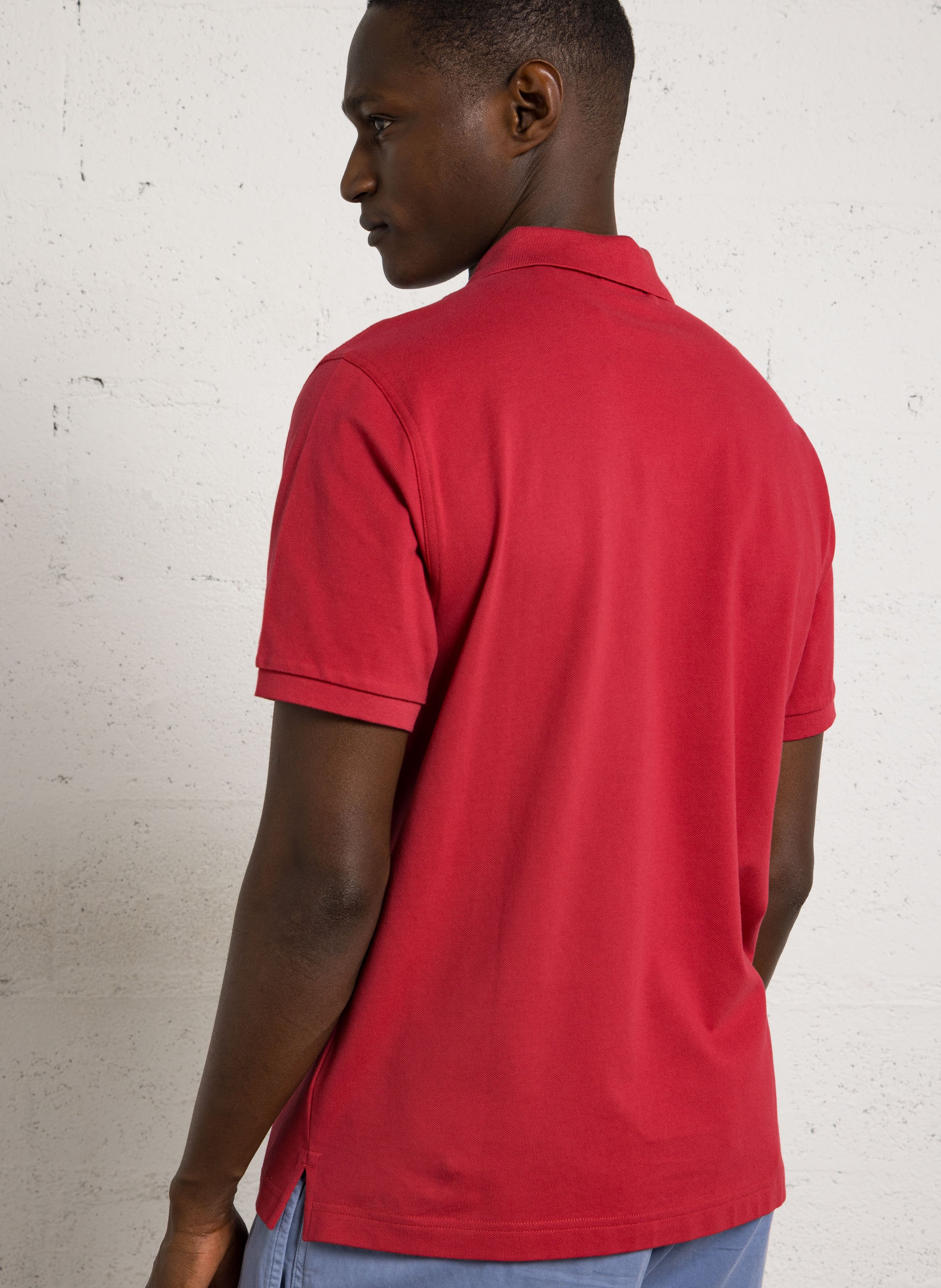 Polo en coton GANT Rouge