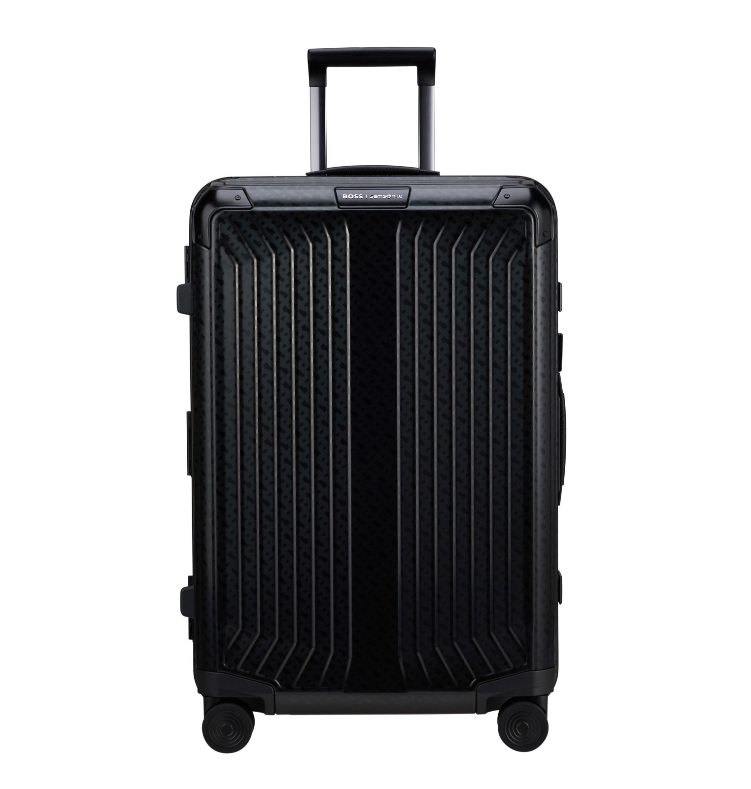Lite-box alu / boss suitcase 4 wheels size M SAMSONITE Black