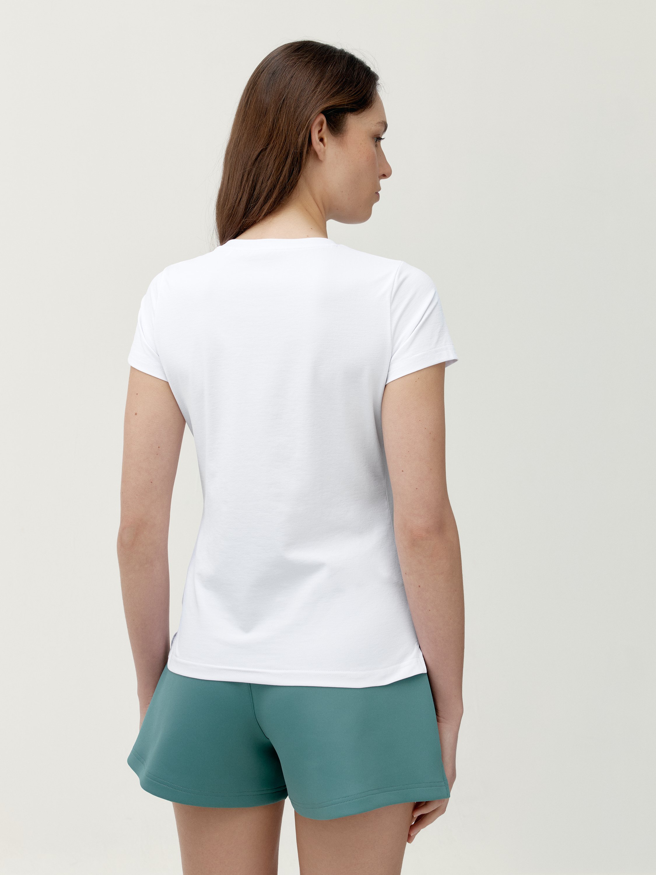 Short-sleeve performance sports t-shirt BORN White