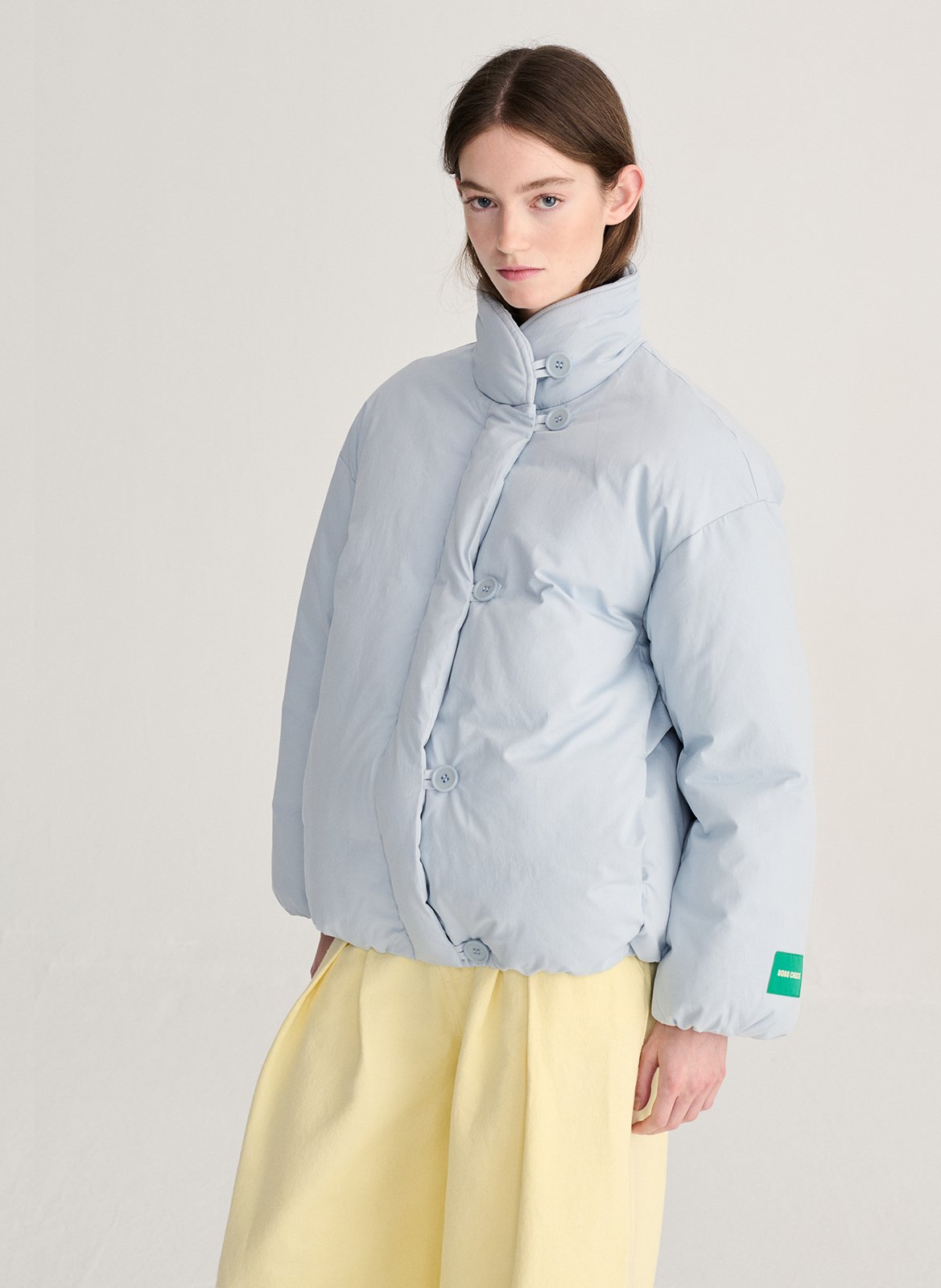 Weite Daunenjacke aus Baumwolle BOBO CHOSES Blau
