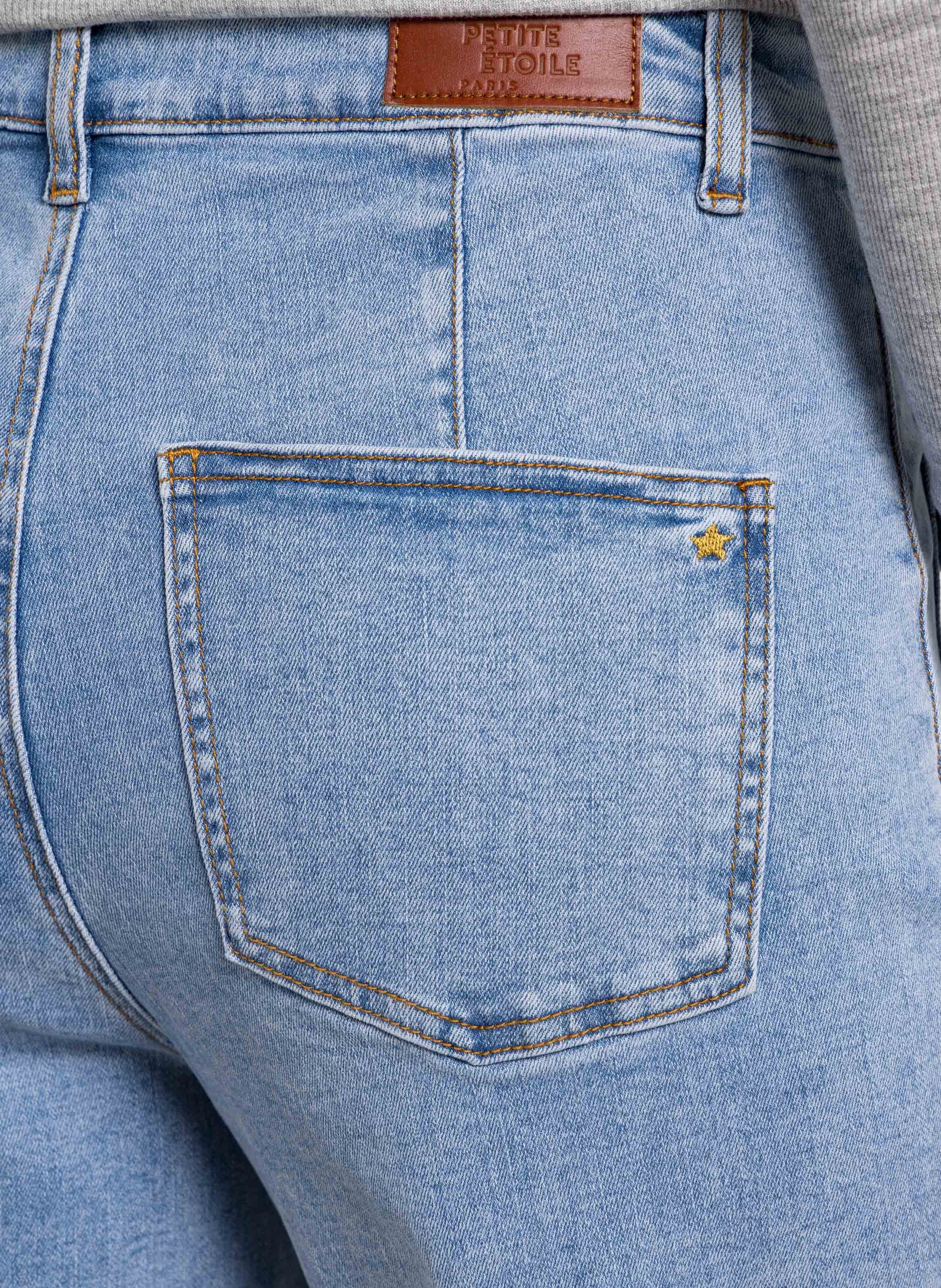 Jean large en coton mélangé LA PETITE ETOILE Bleu