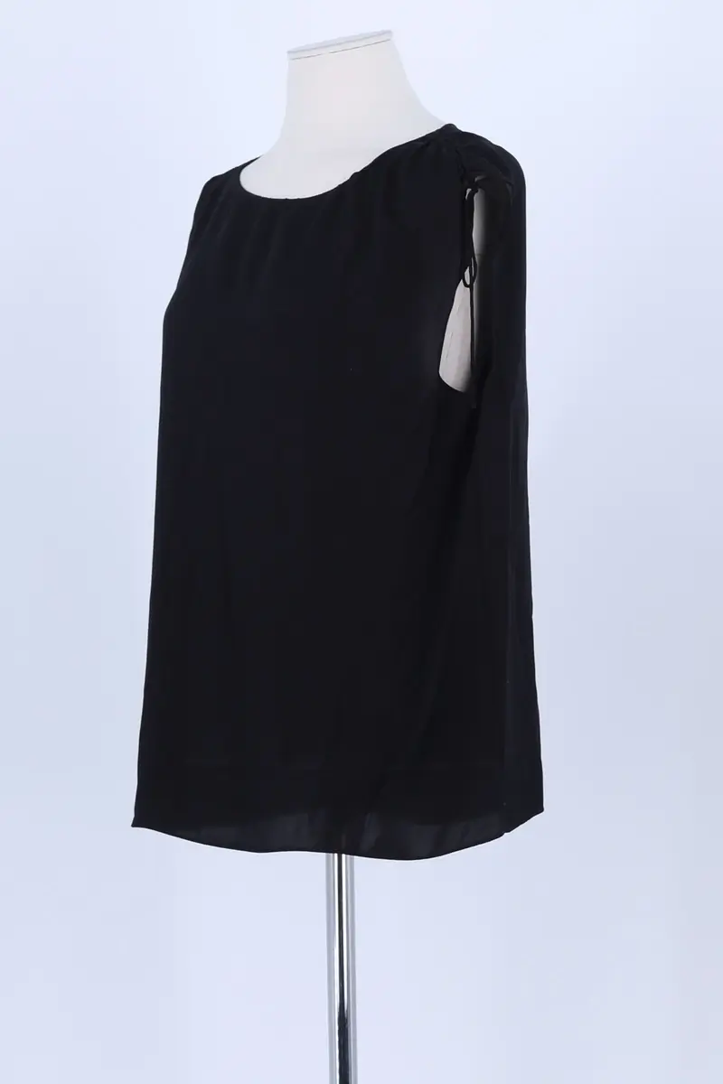 Azawood sleeveless top THEORY - Seconde Main Black