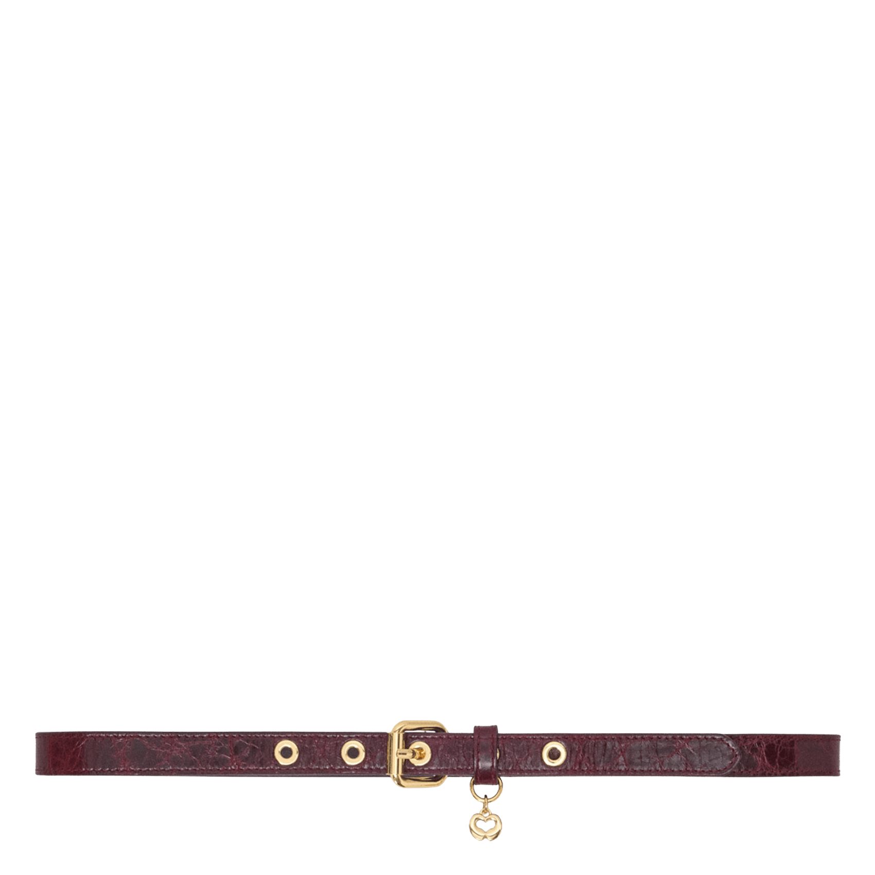 Ceinture en cuir MAJE Rouge