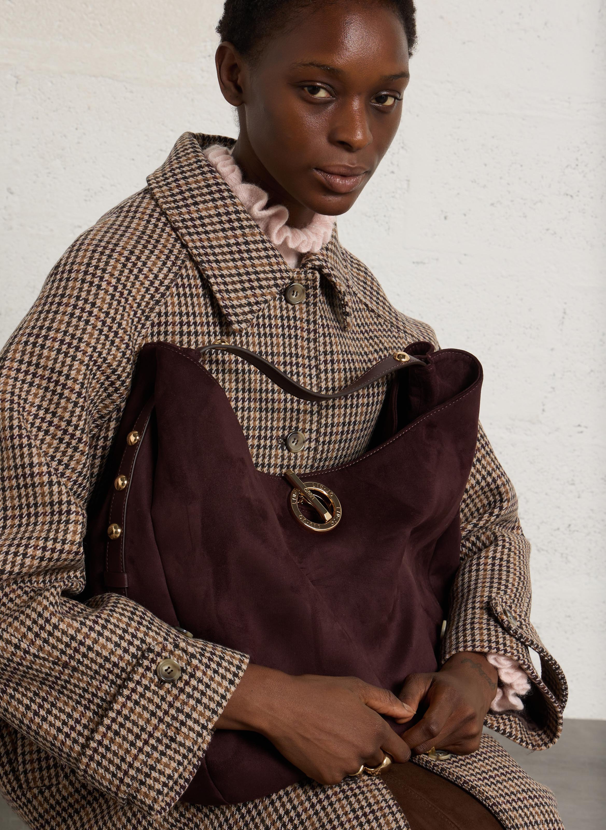 Plain shoulder bag LIU JO Plums