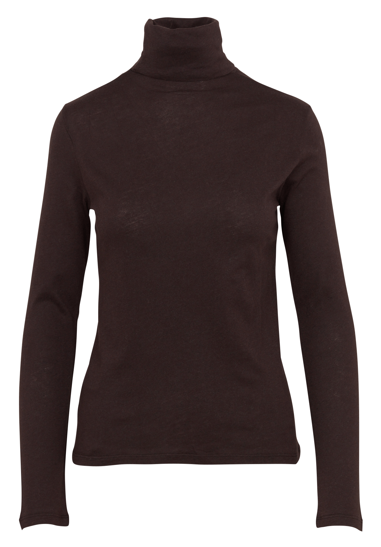 Col-T-shirt | katoenblend met kasjmier MAJESTIC FILATURES