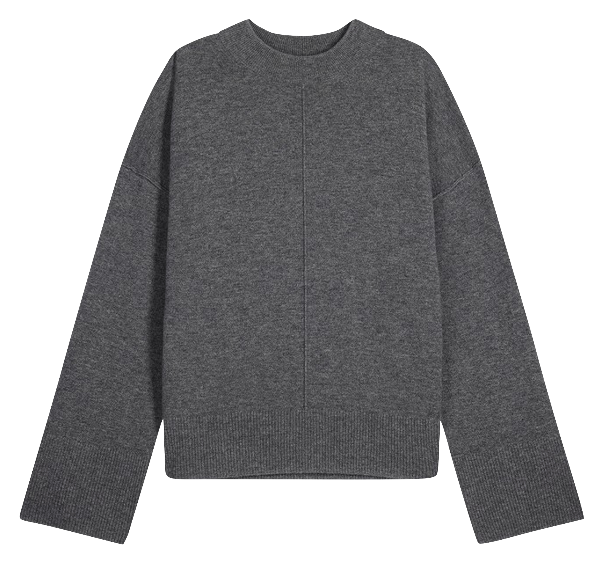 Jersey de lana con cuello redondo VANESSA BRUNO Gris