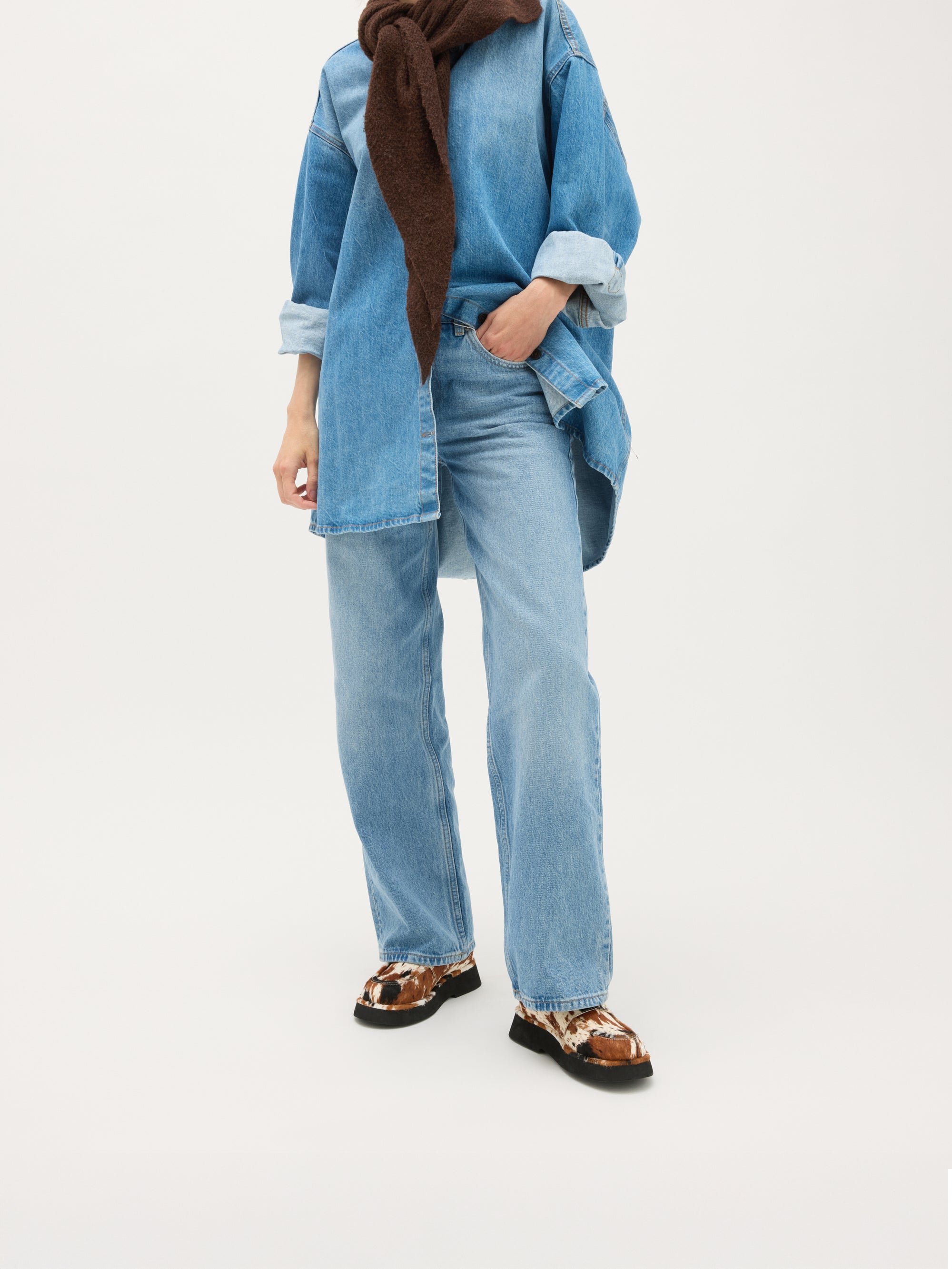 Loafers with thick sole VANESSA WU White
