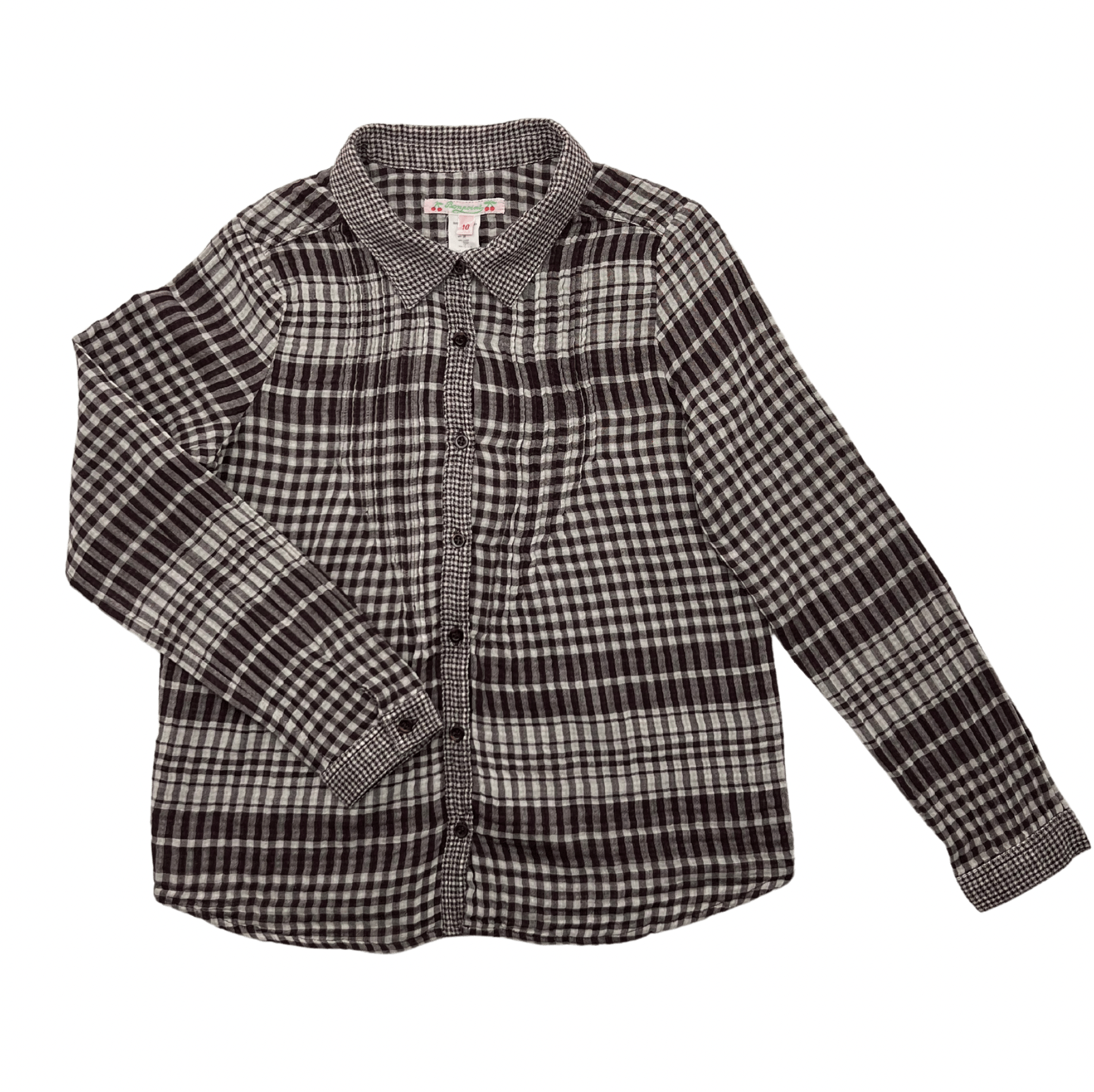 Brown children's shirt - 10 years BONPOINT - Seconde Main Brown