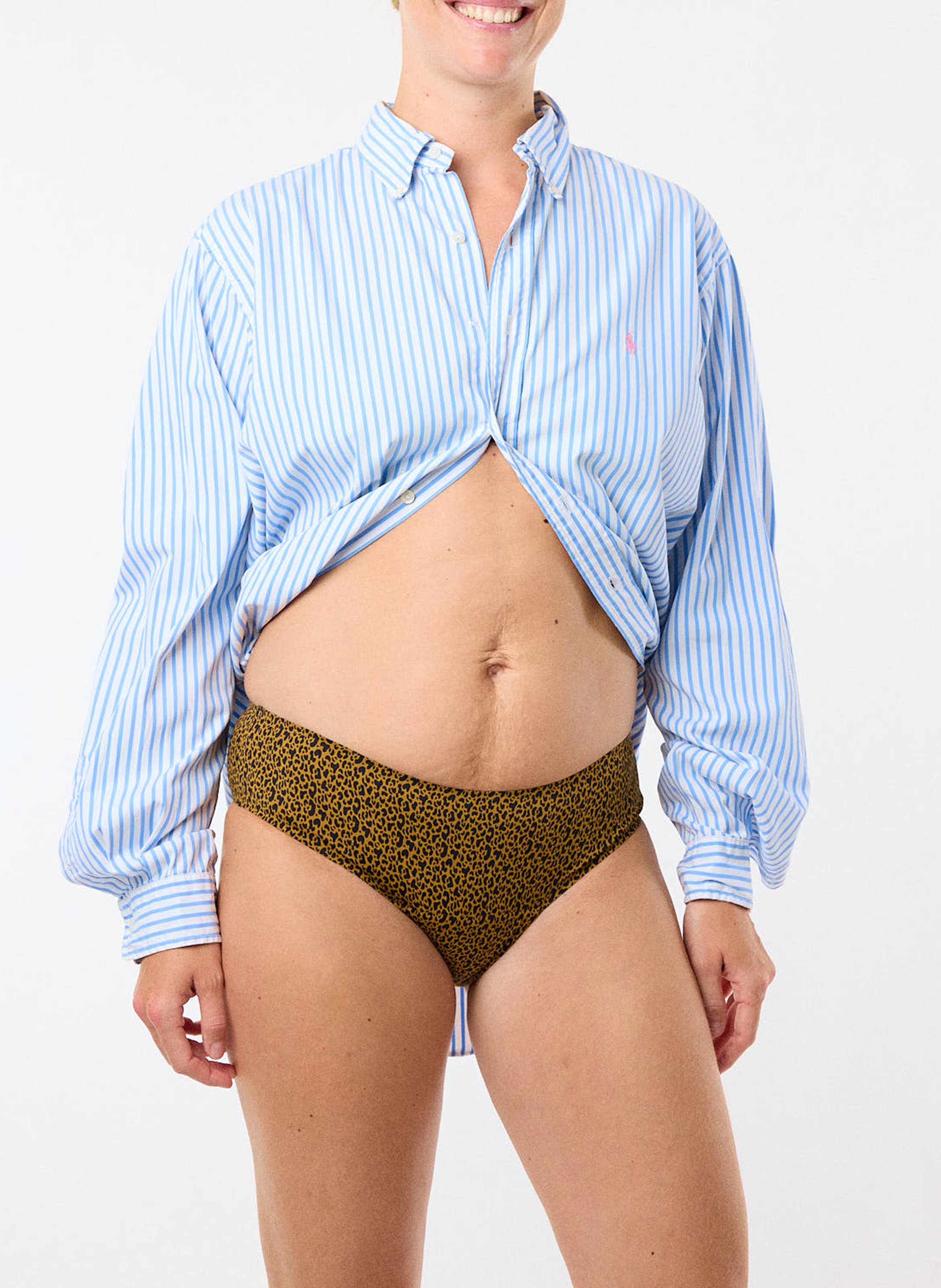 Bedruckte Menstruationsunterhose SMOON Beige