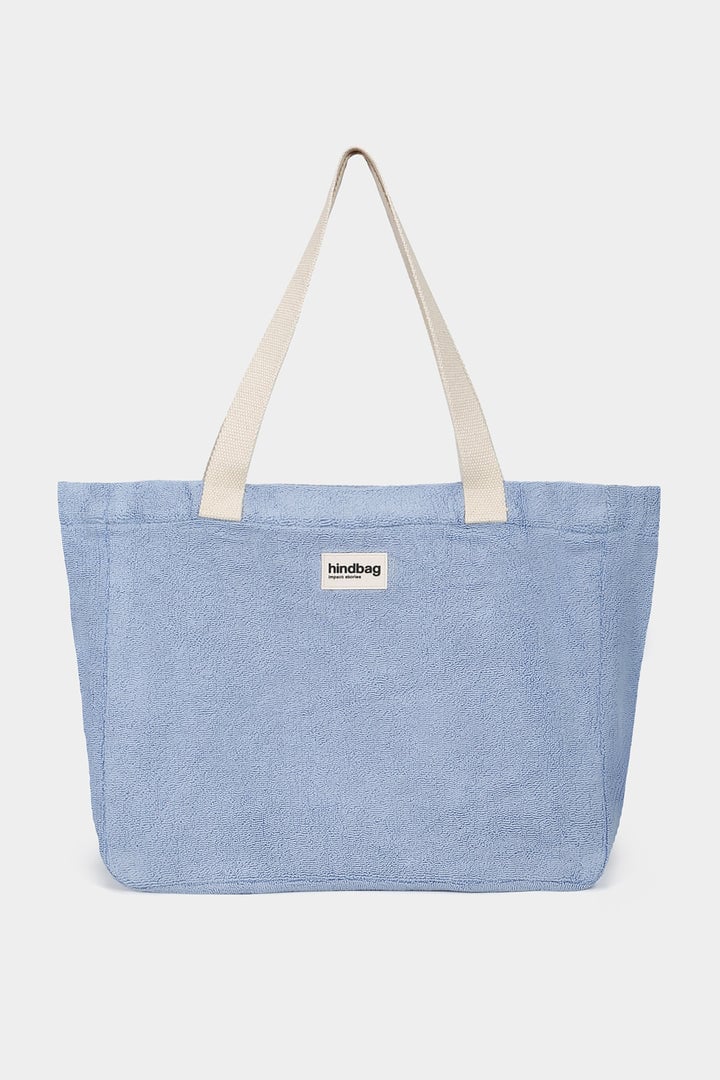 Cabas claude éponge rose corail HINDBAG