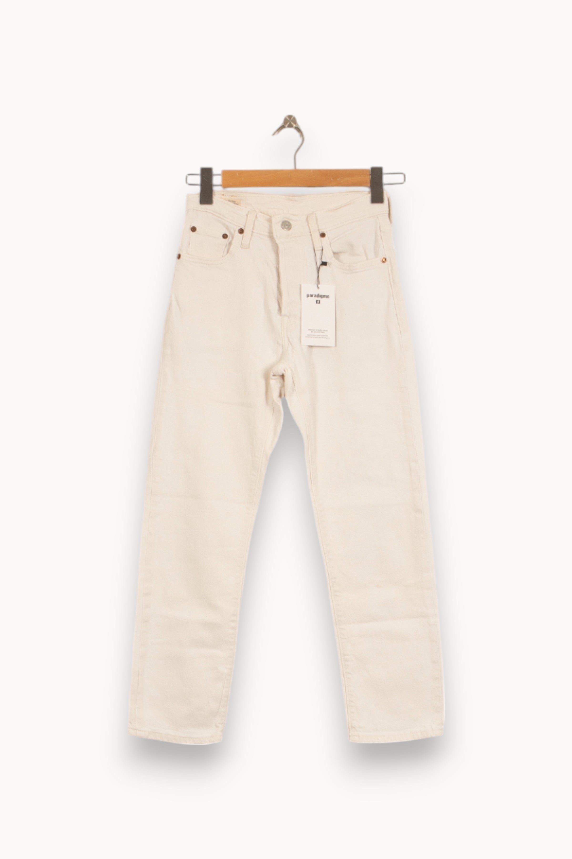 PANTS LEVI'S - Seconde main White