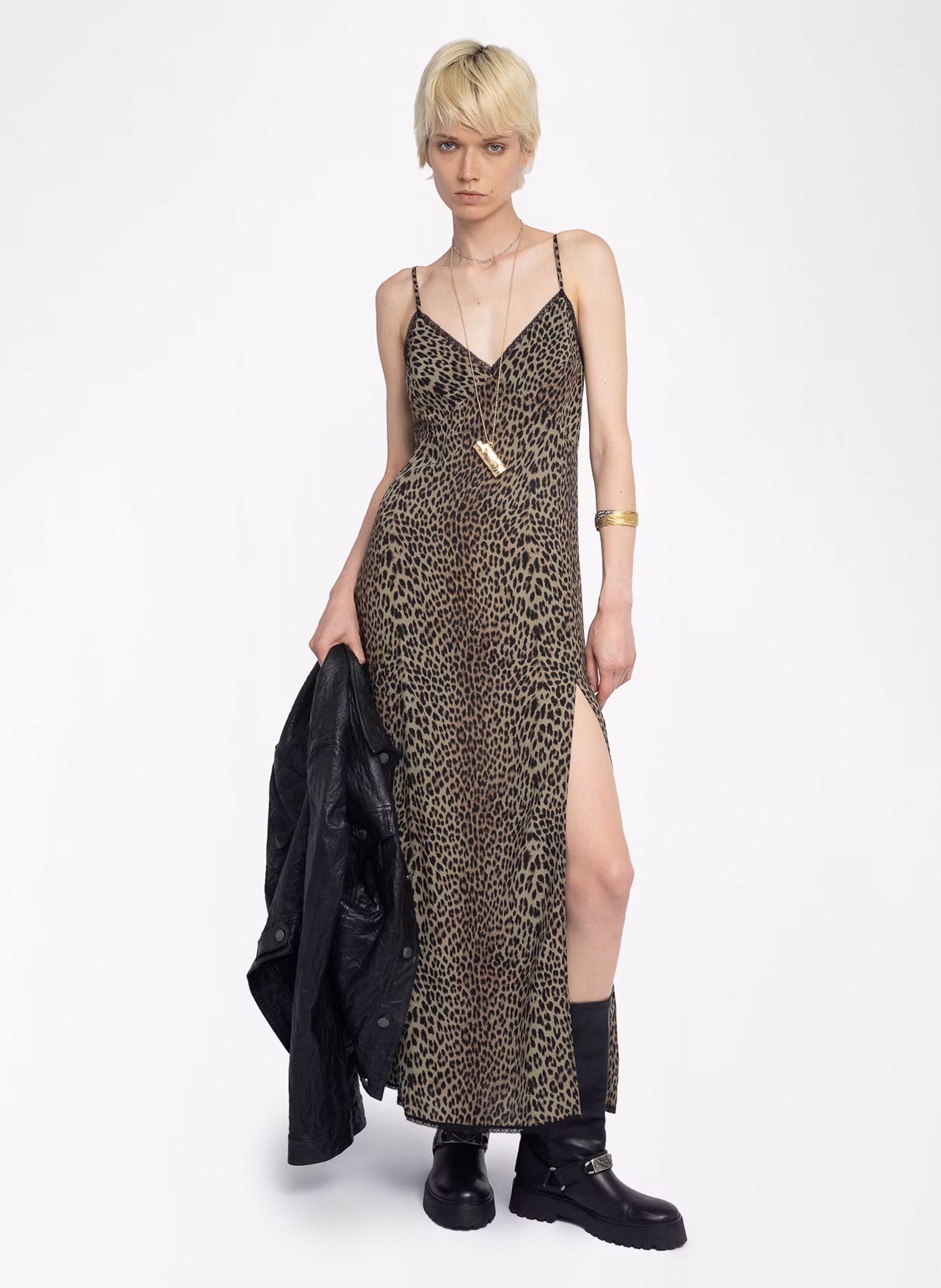 Robe longue imprimée ZADIG&VOLTAIRE Vert