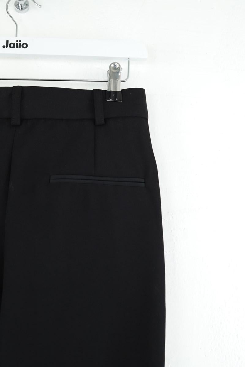 Bandol straight woollen trousers TARA JARMON - Seconde Main Black
