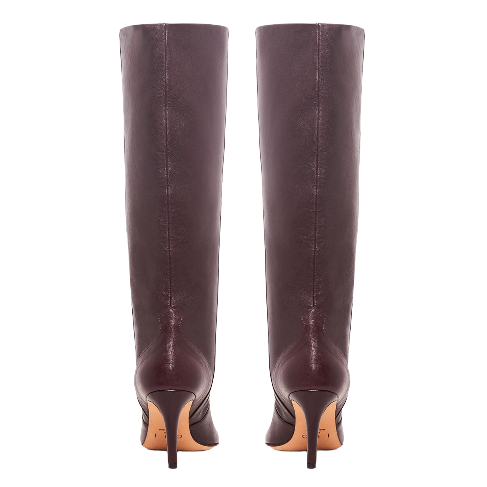 Bottes en cuir IRO Rouge