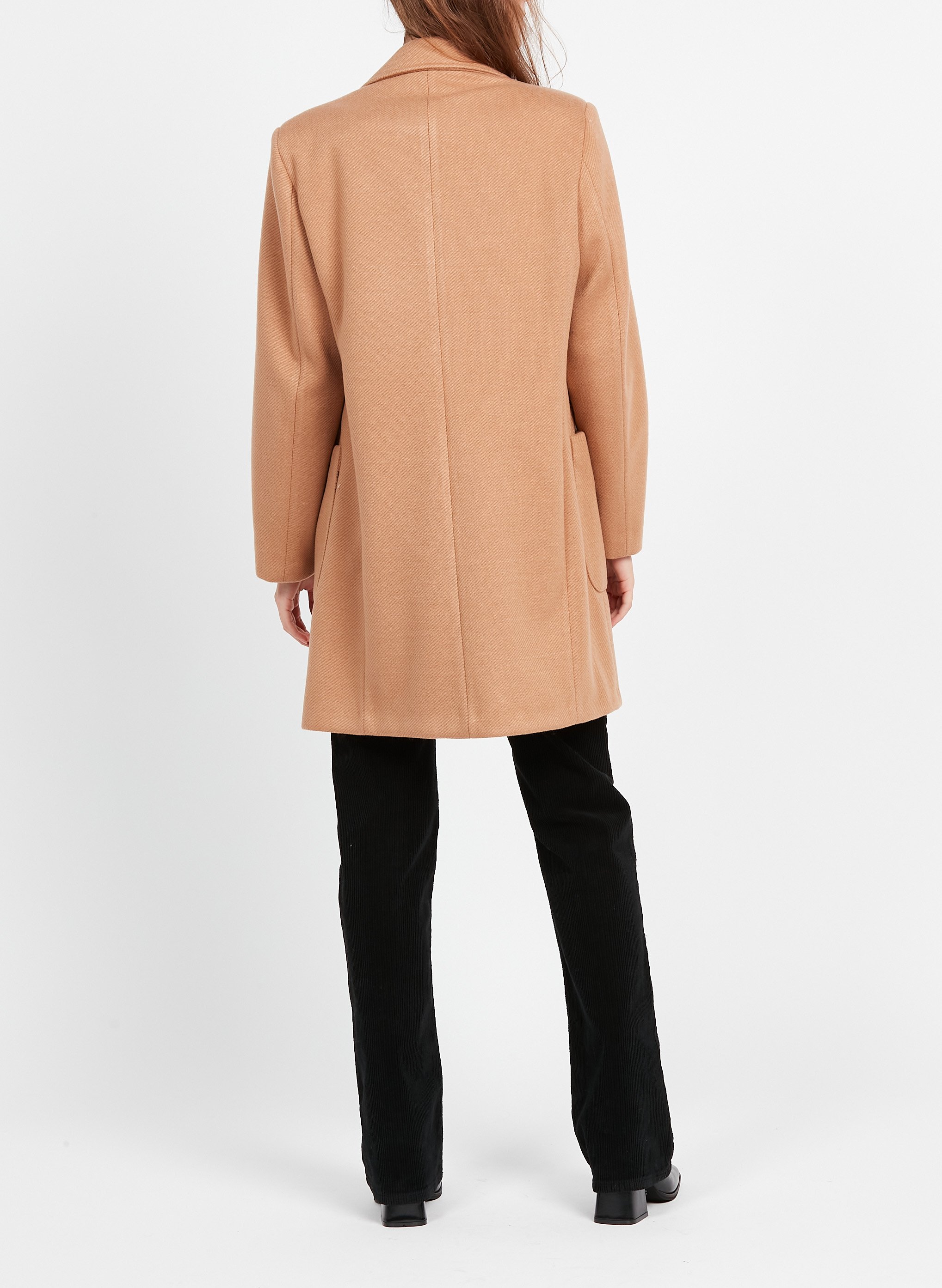 Jas met reverskraag PLEASE Bruin