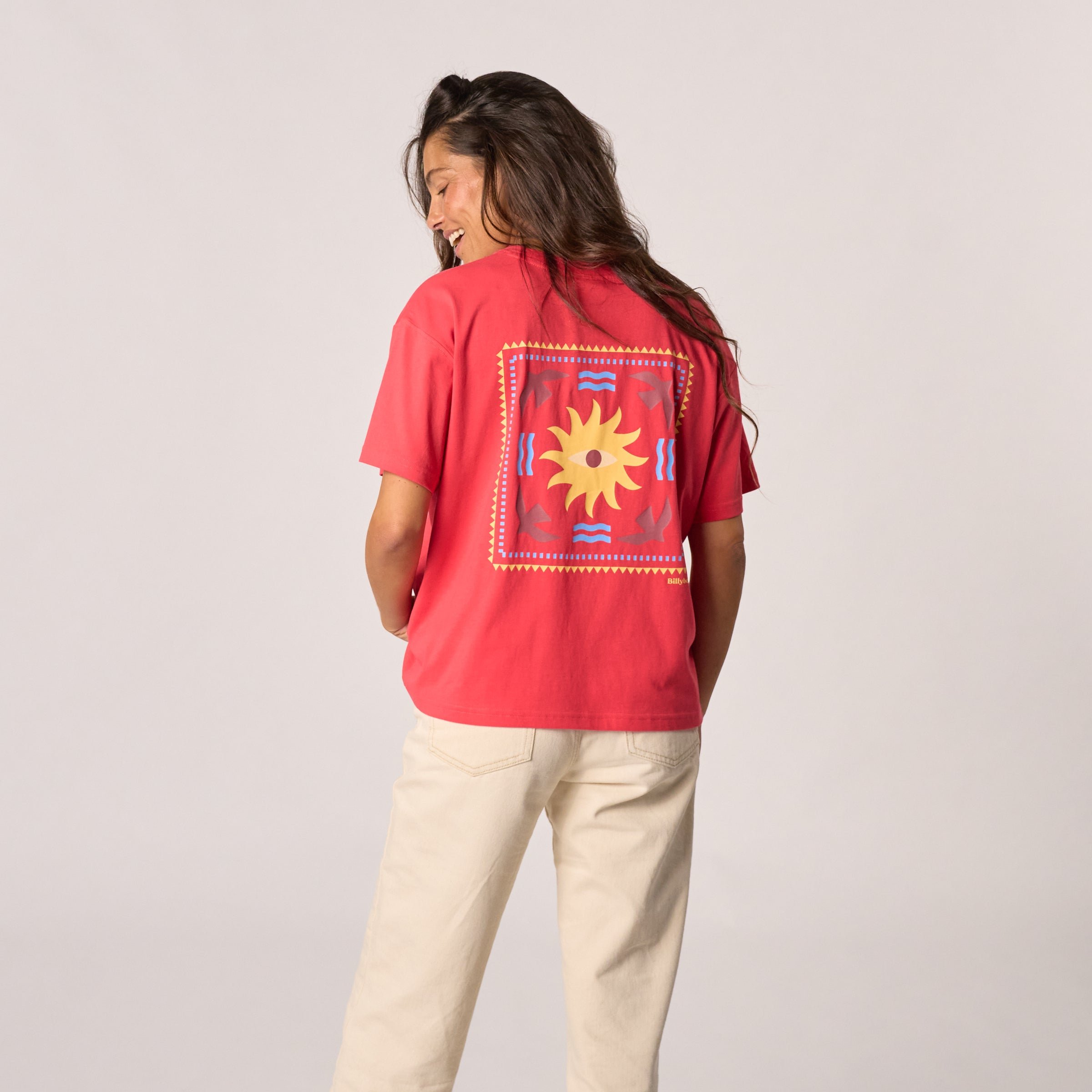 Organic cotton T-shirt BILLYBELT Red