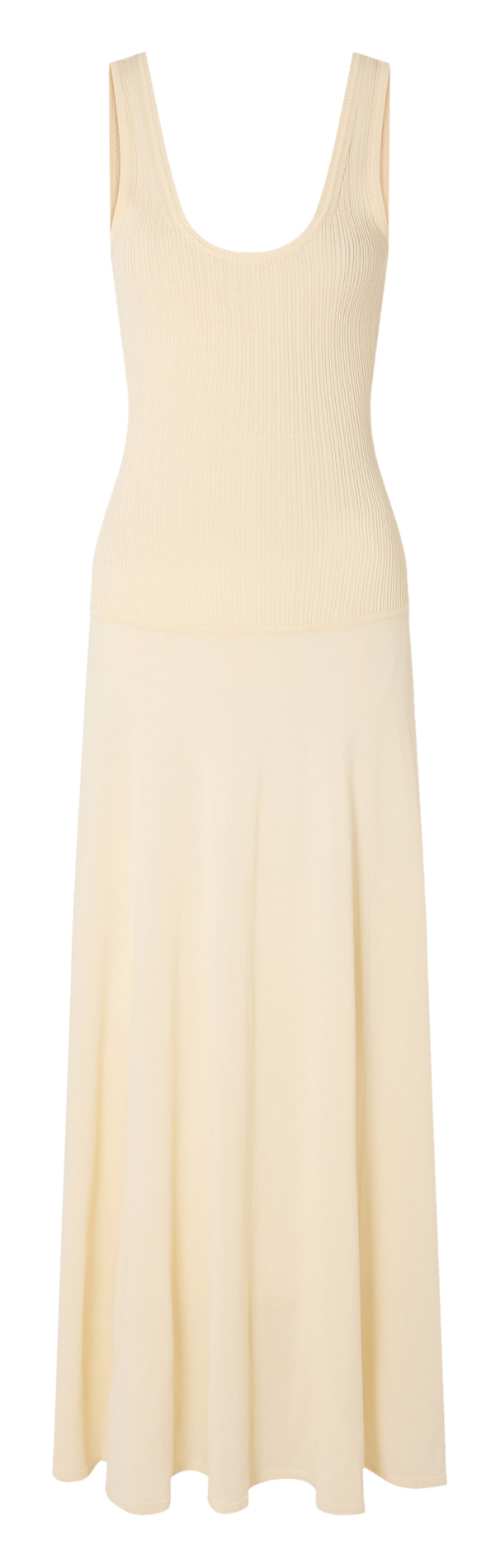 Long tank top two-tone dress SESSUN Beige