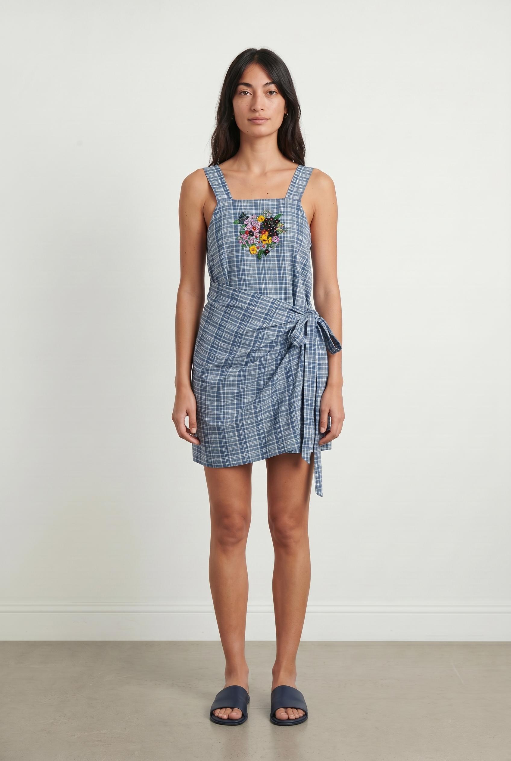 Robe courte & midi INES DE LA FRESSANGE - Seconde main Bleu