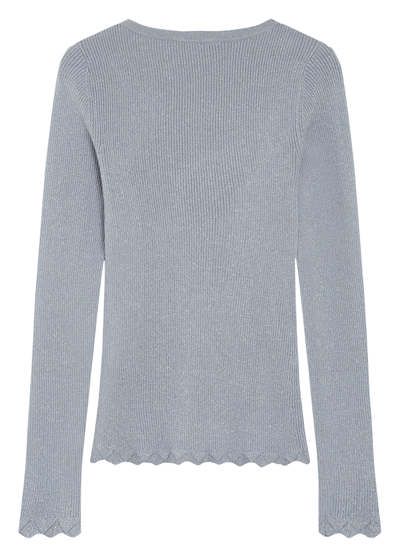 Pull moulant côtelé GRACE ET MILA Bleu