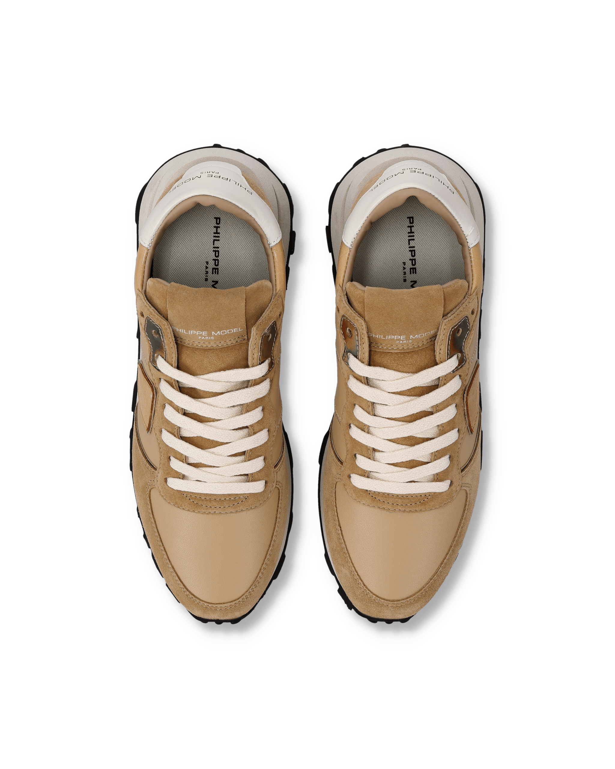 High-top running sneakers PHILIPPE MODEL Beige