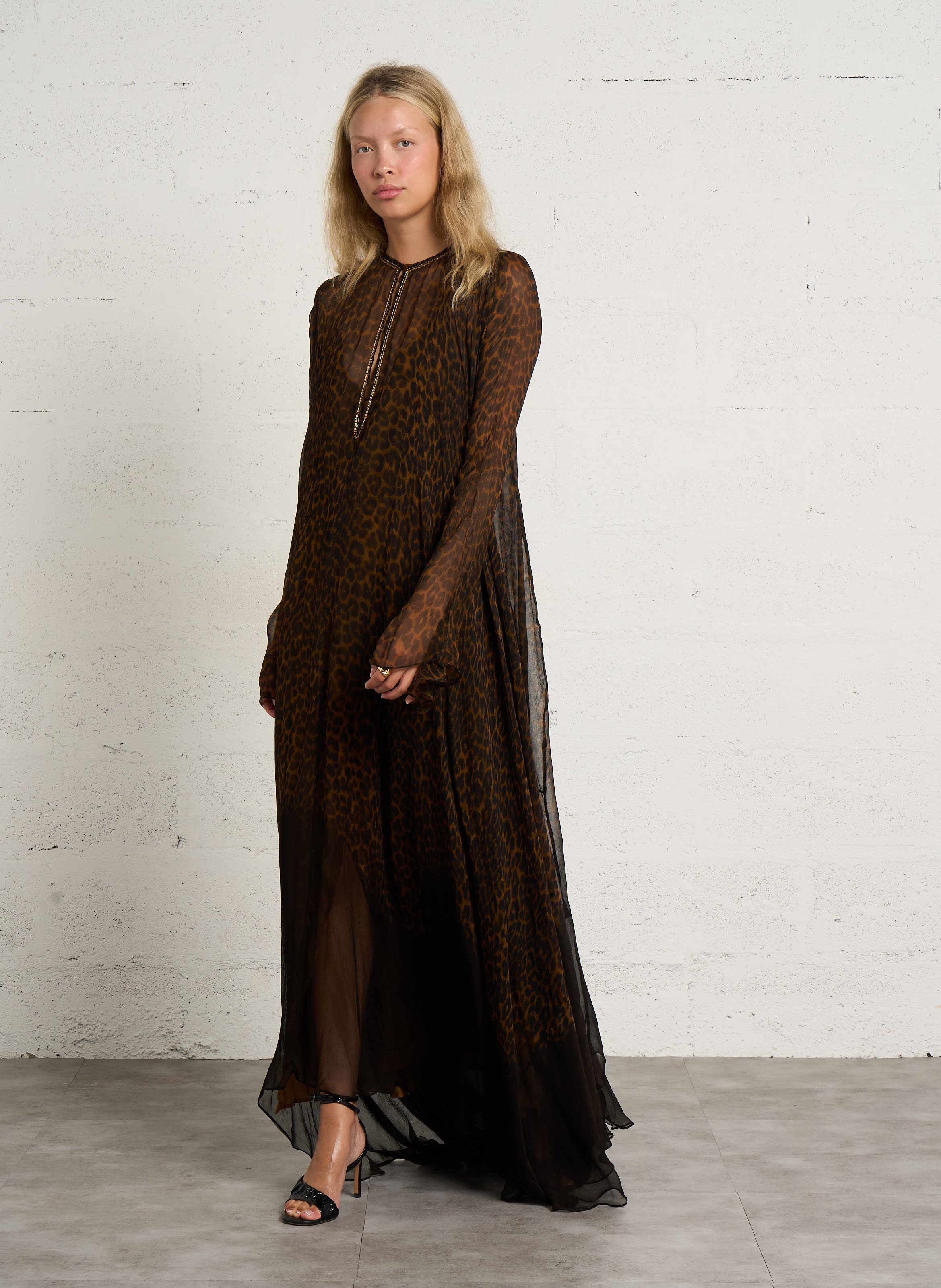 Robe longue imprimée MES DEMOISELLES Multicolore