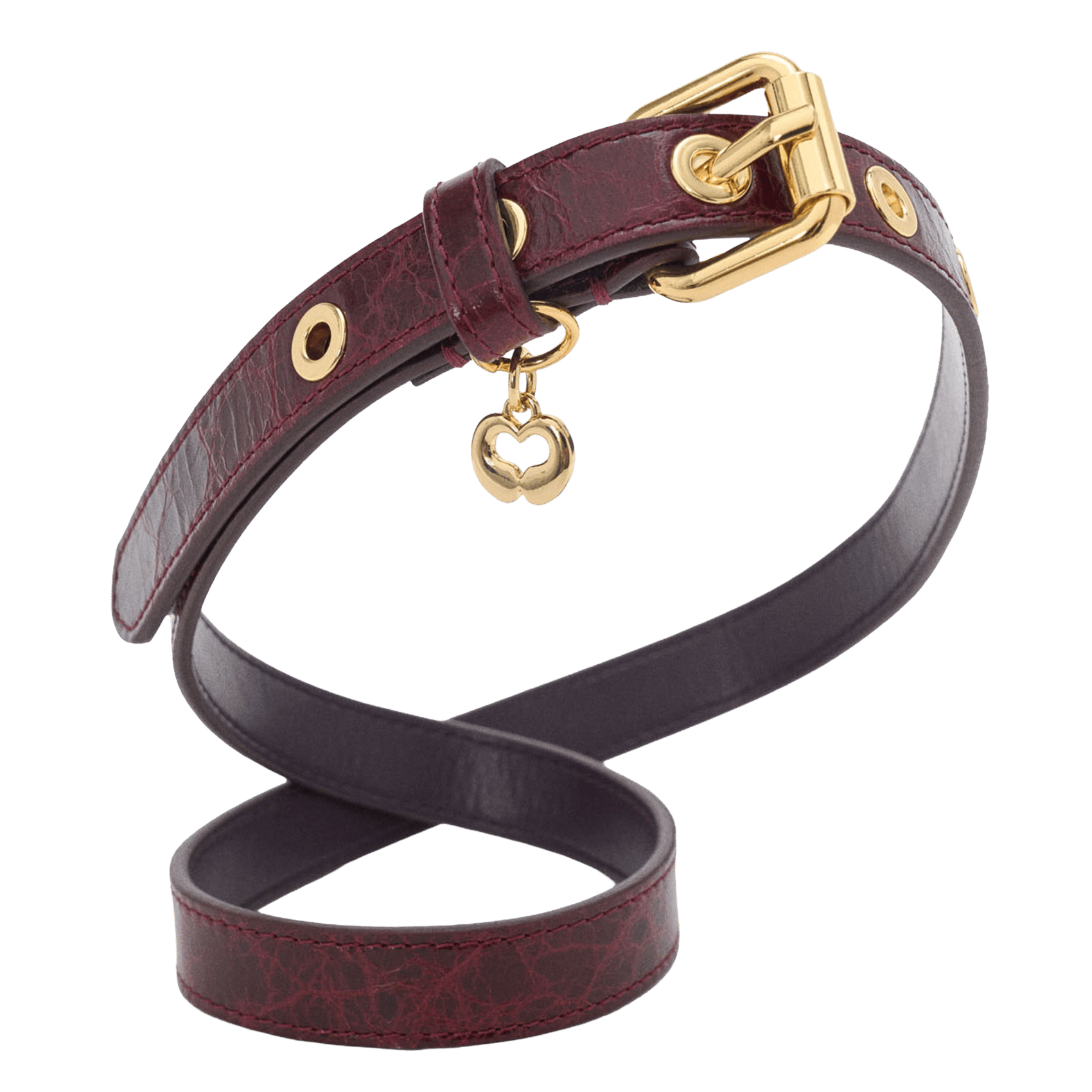 Ceinture en cuir MAJE Rouge