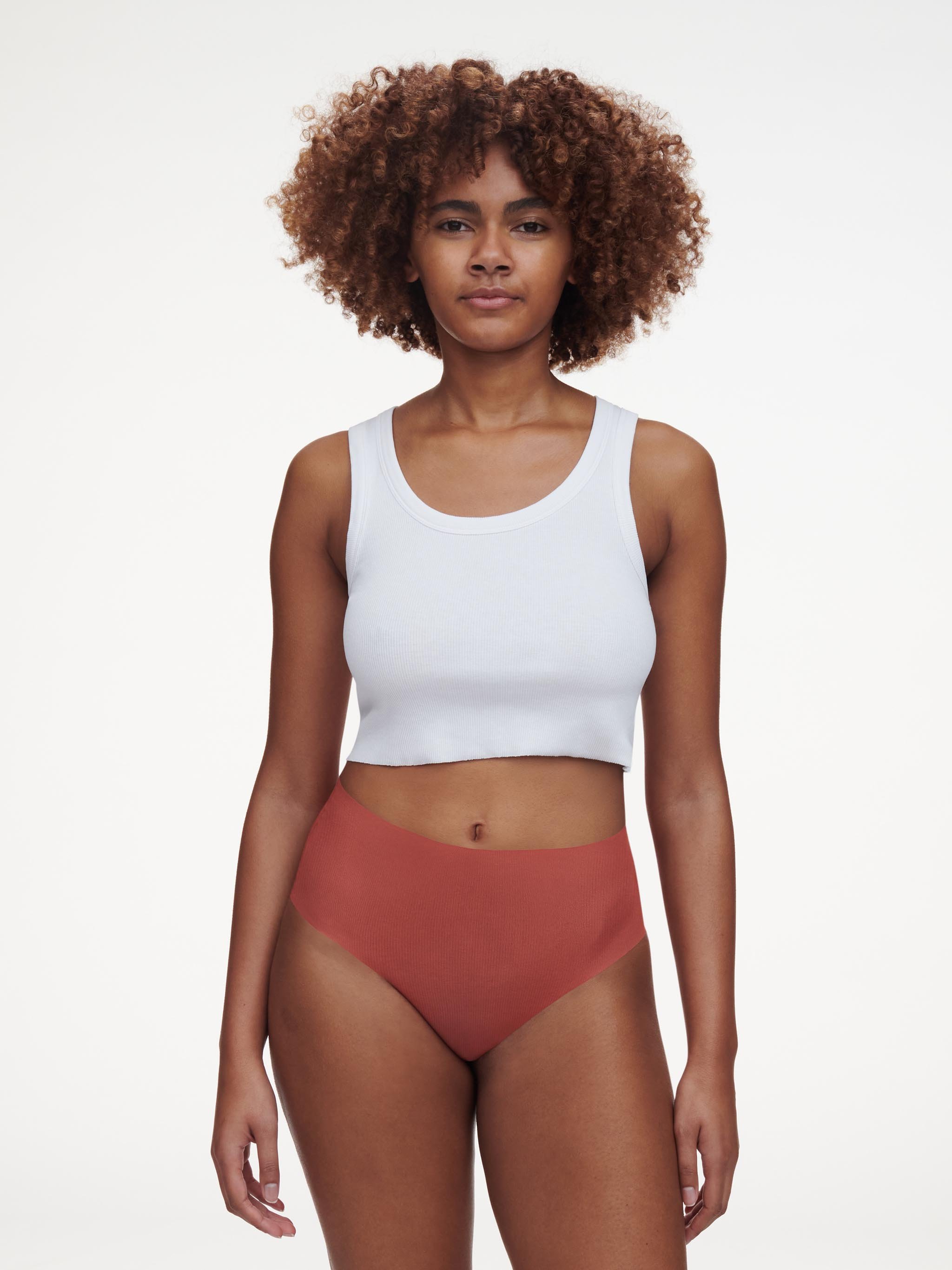 High-waisted panties CHANTELLE PULP Brown