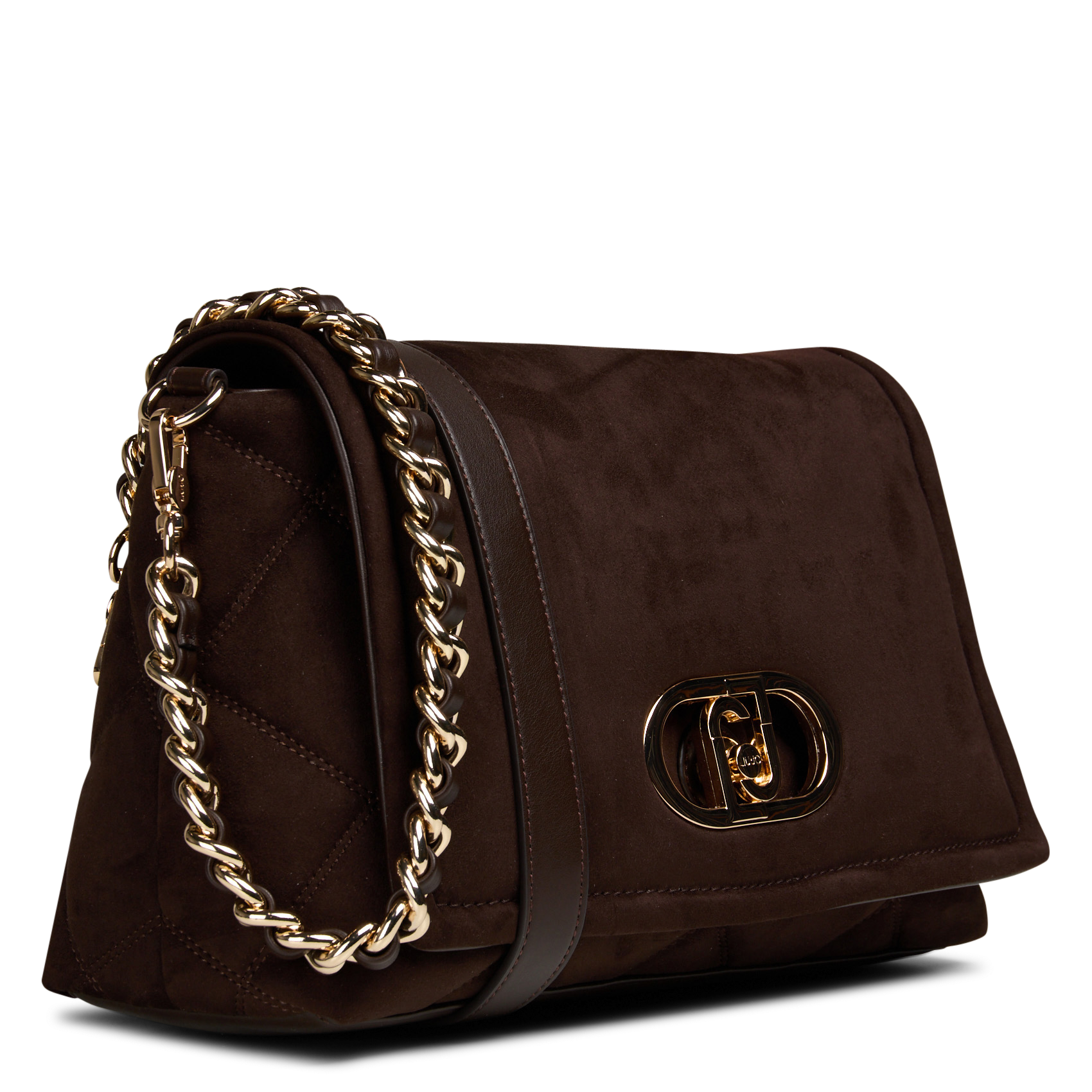 Schultertasche in Wildlederoptik LIU JO Braun