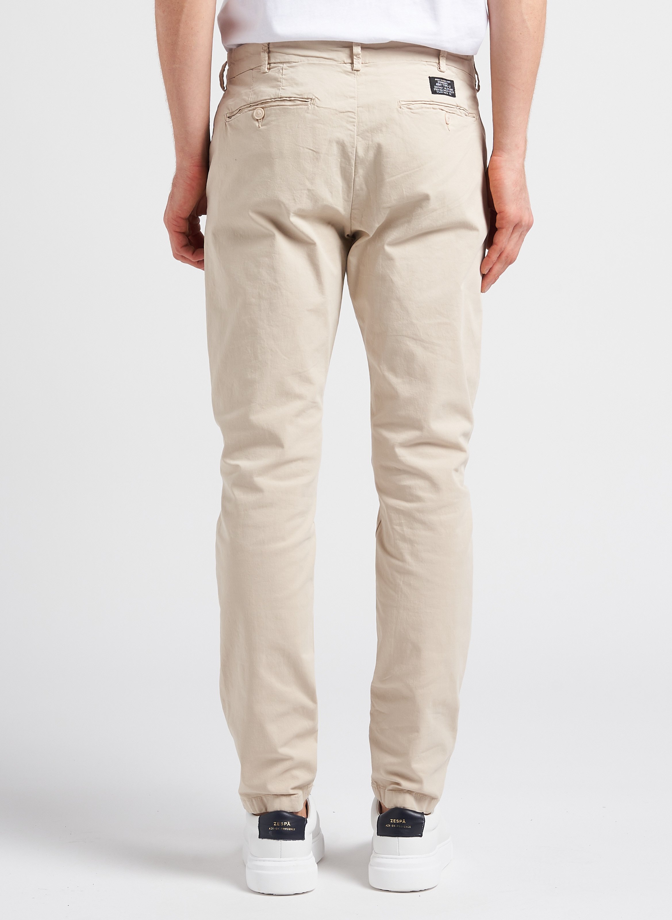 Chino regular-fit en coton stretch SCHOTT Beige