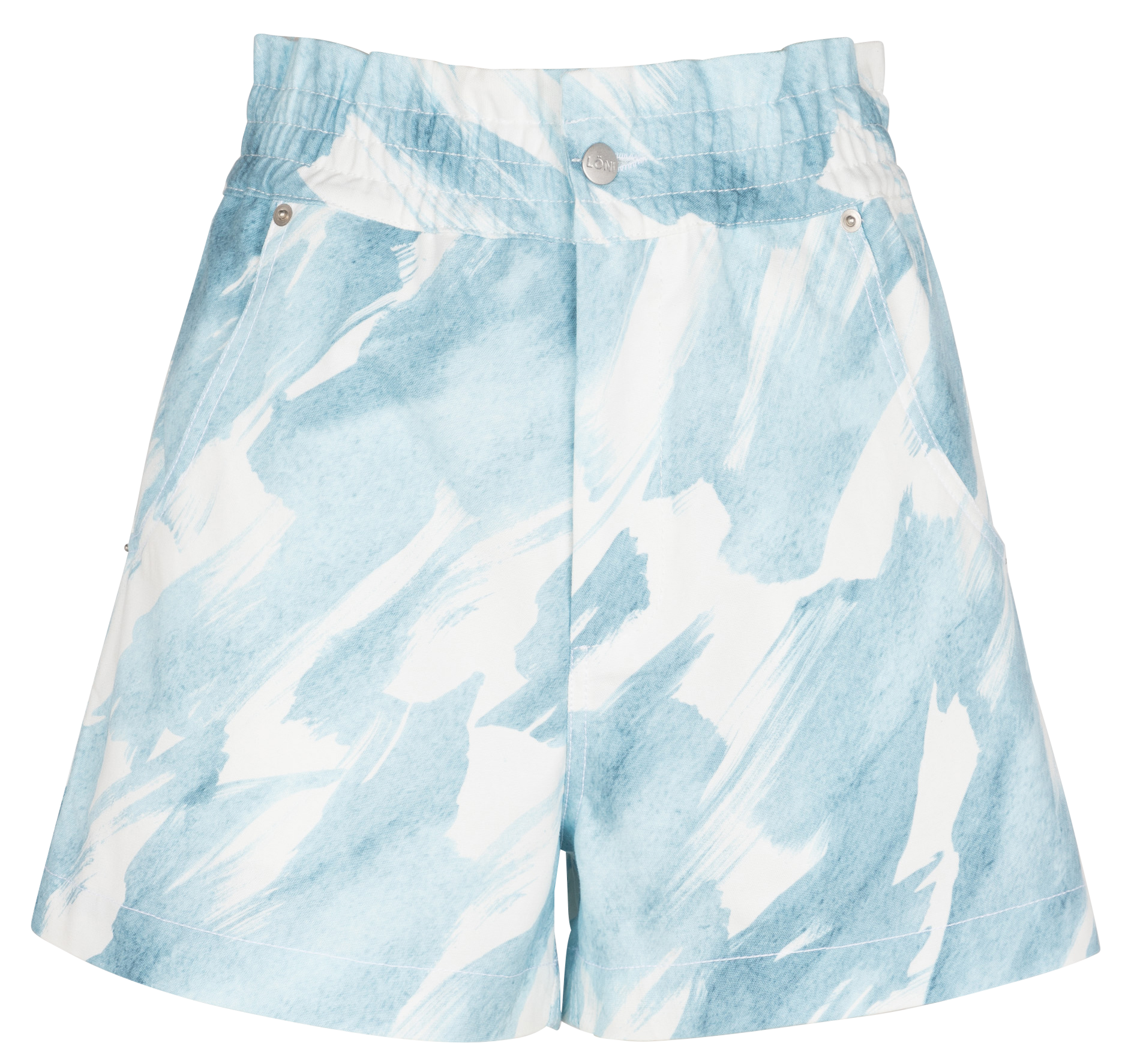 Short imprimé en coton  MARGAUX LONNBERG Bleu