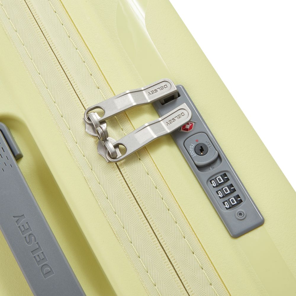 Rigid cabin suitcase DELSEY PARIS Yellow