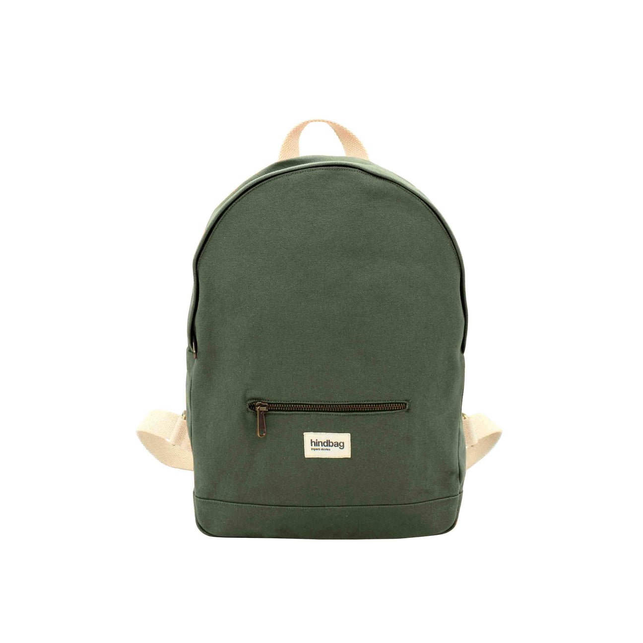 Cotton backpack HINDBAG Khaki