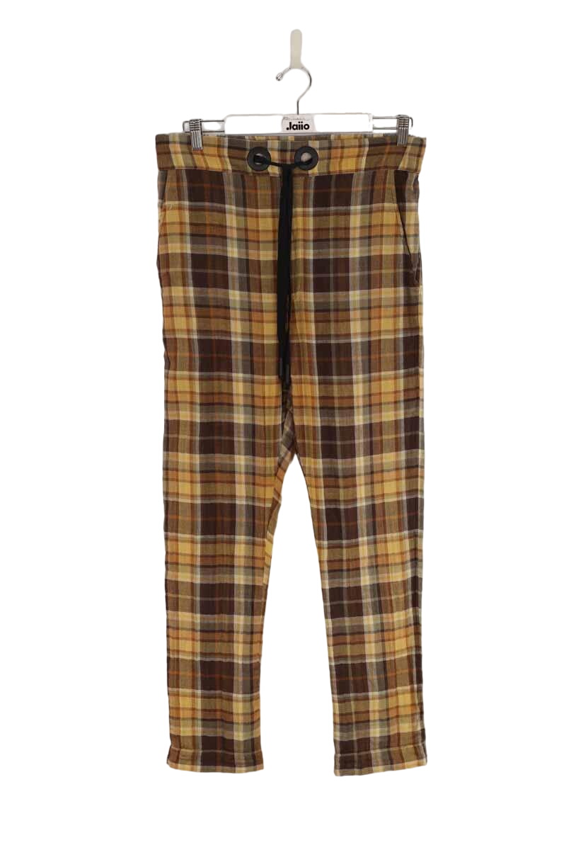 Slim-fit cotton cargo pants LAURENCE BRAS - Seconde Main Brown