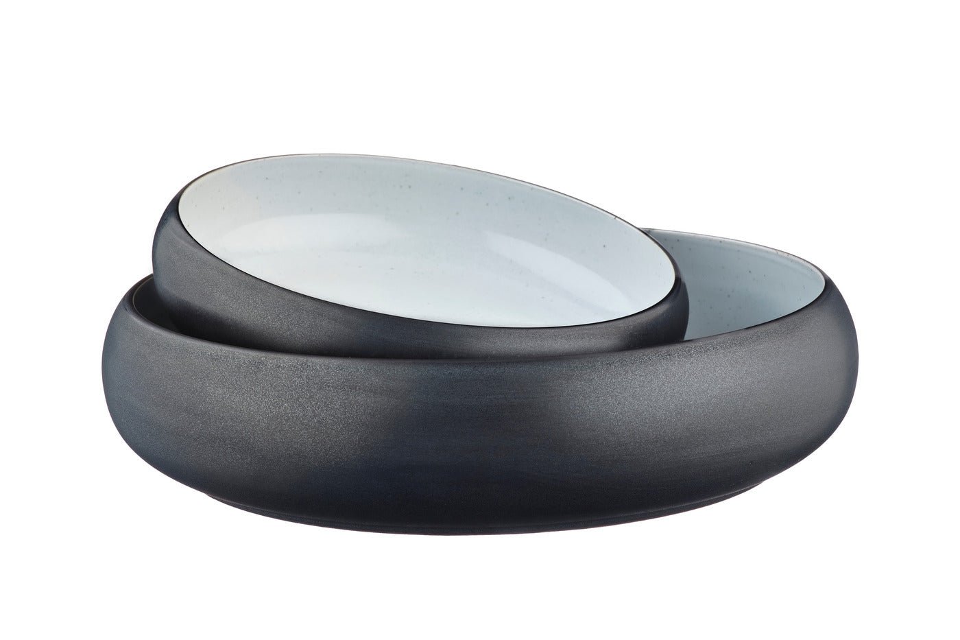 Gourmet fruit basket ø22cm and ø30cm - 2 pieces - onyx BJORN Black