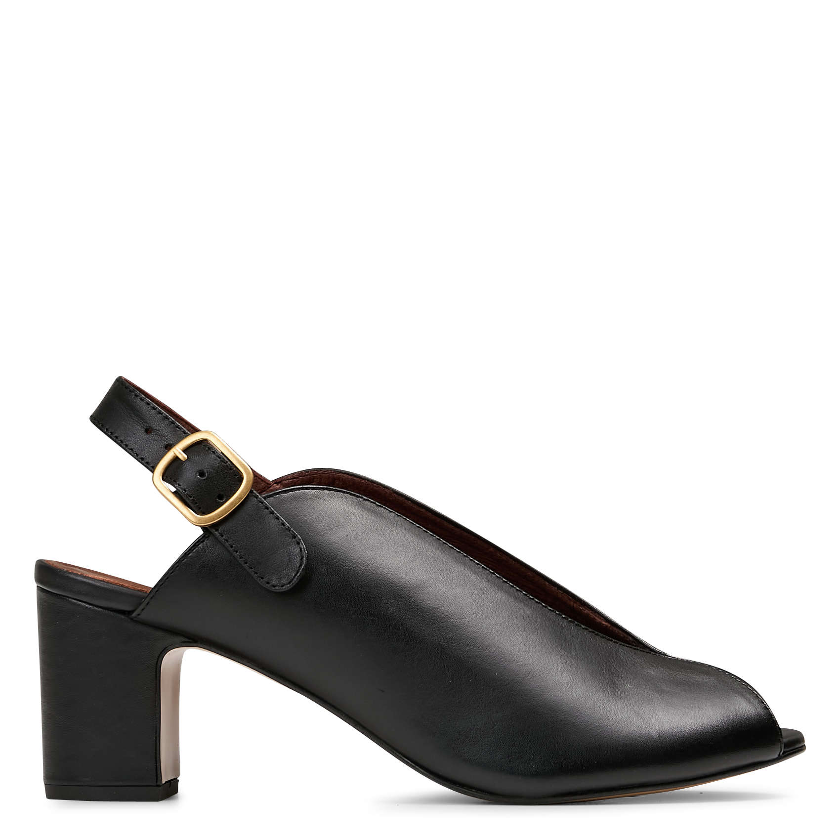 Sandales hautes en cuir ANONYMOUS COPENHAGEN Noir