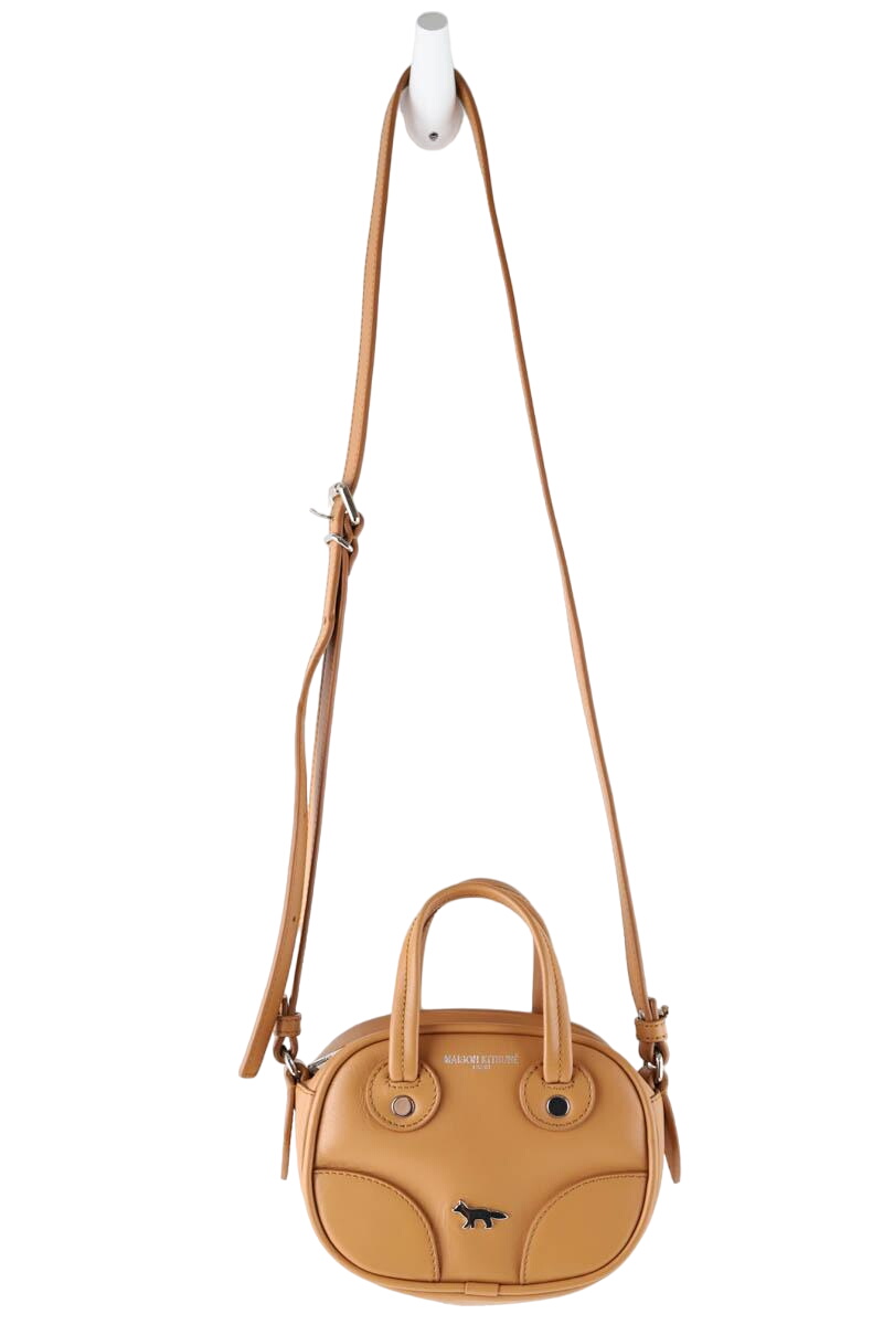 Mini sac en cuir MAISON KITSUNÉ - Seconde main Marron