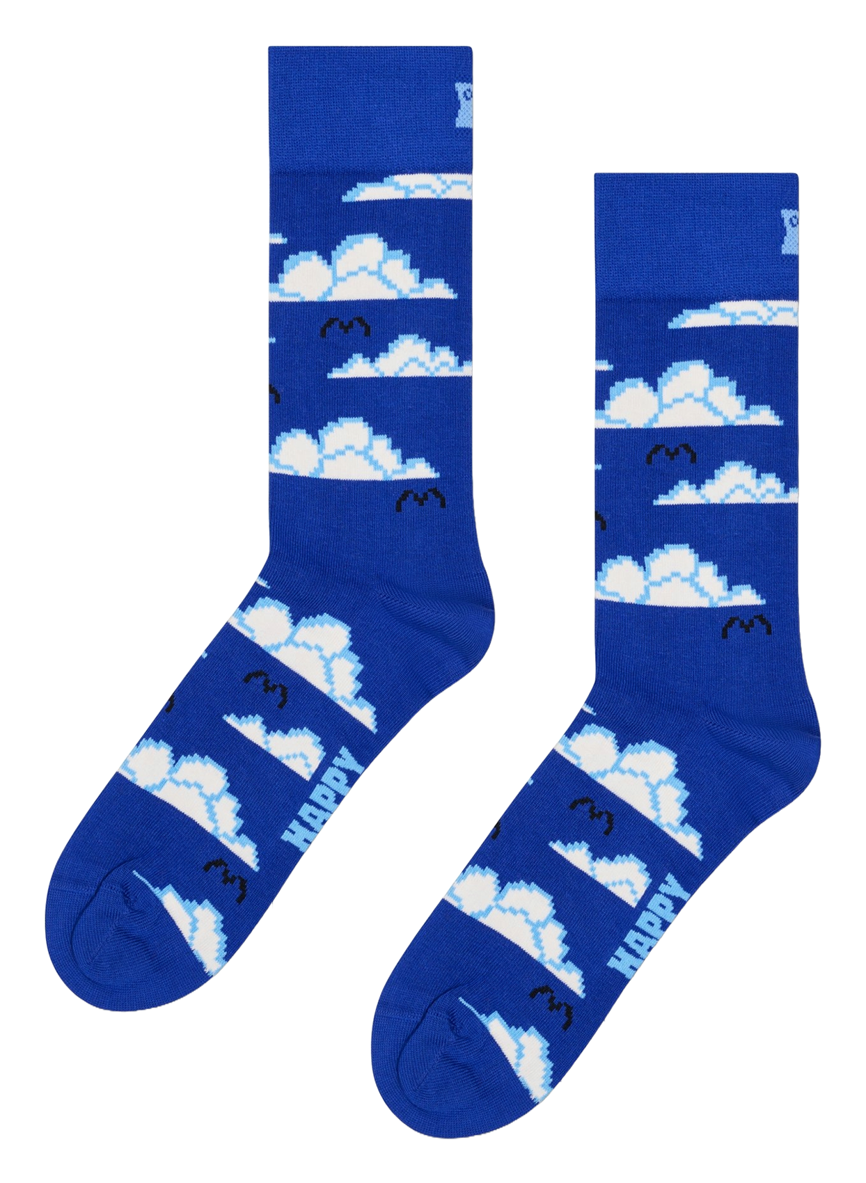 Baumwollsocken mit Logo HAPPY SOCKS Blau