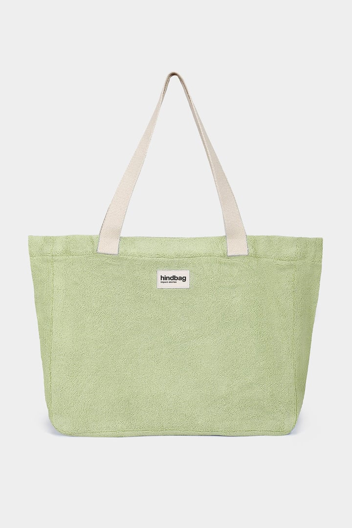 Cabas claude éponge rose corail HINDBAG