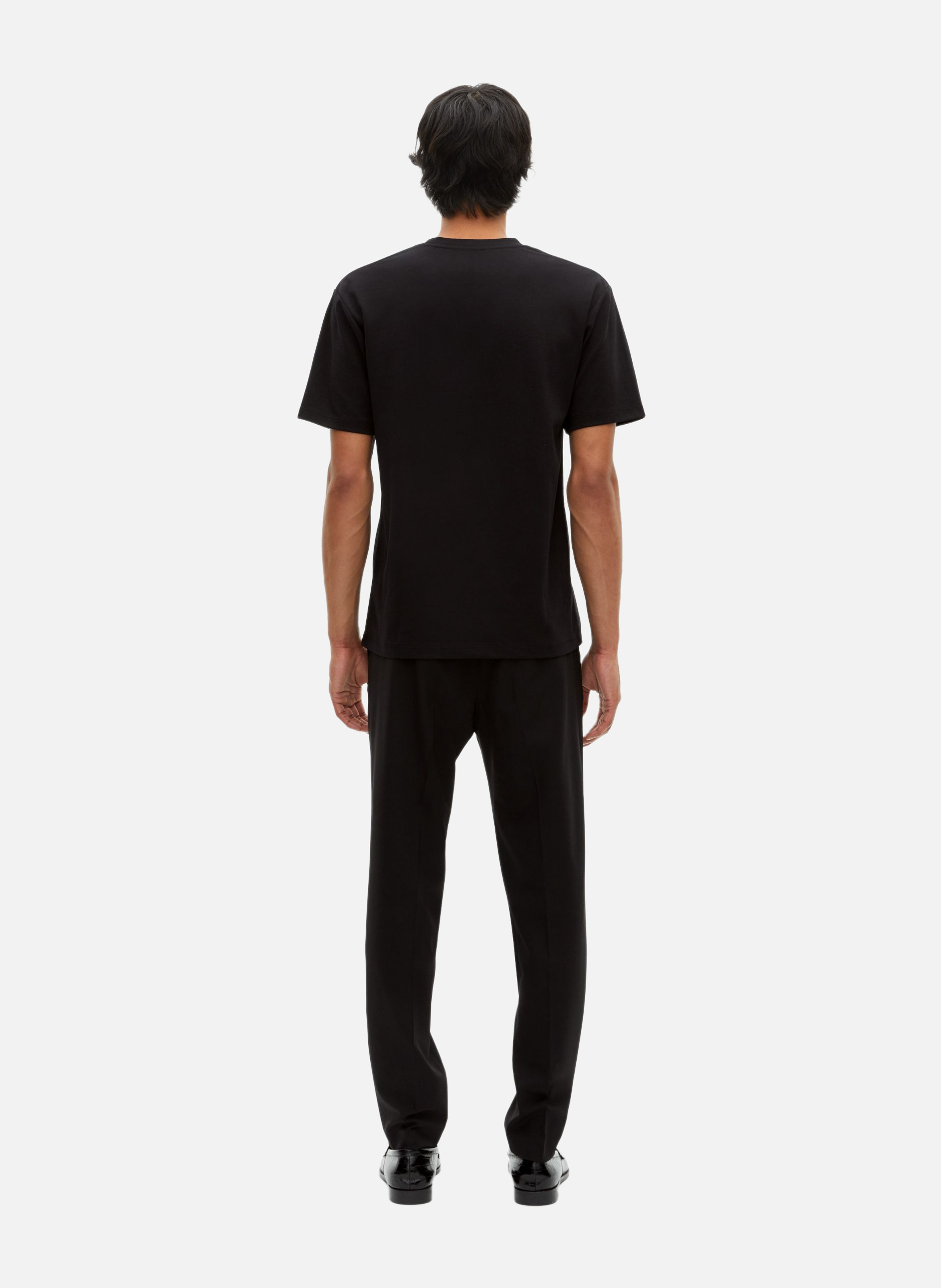 T-shirt droit uni THE KOOPLES Noir