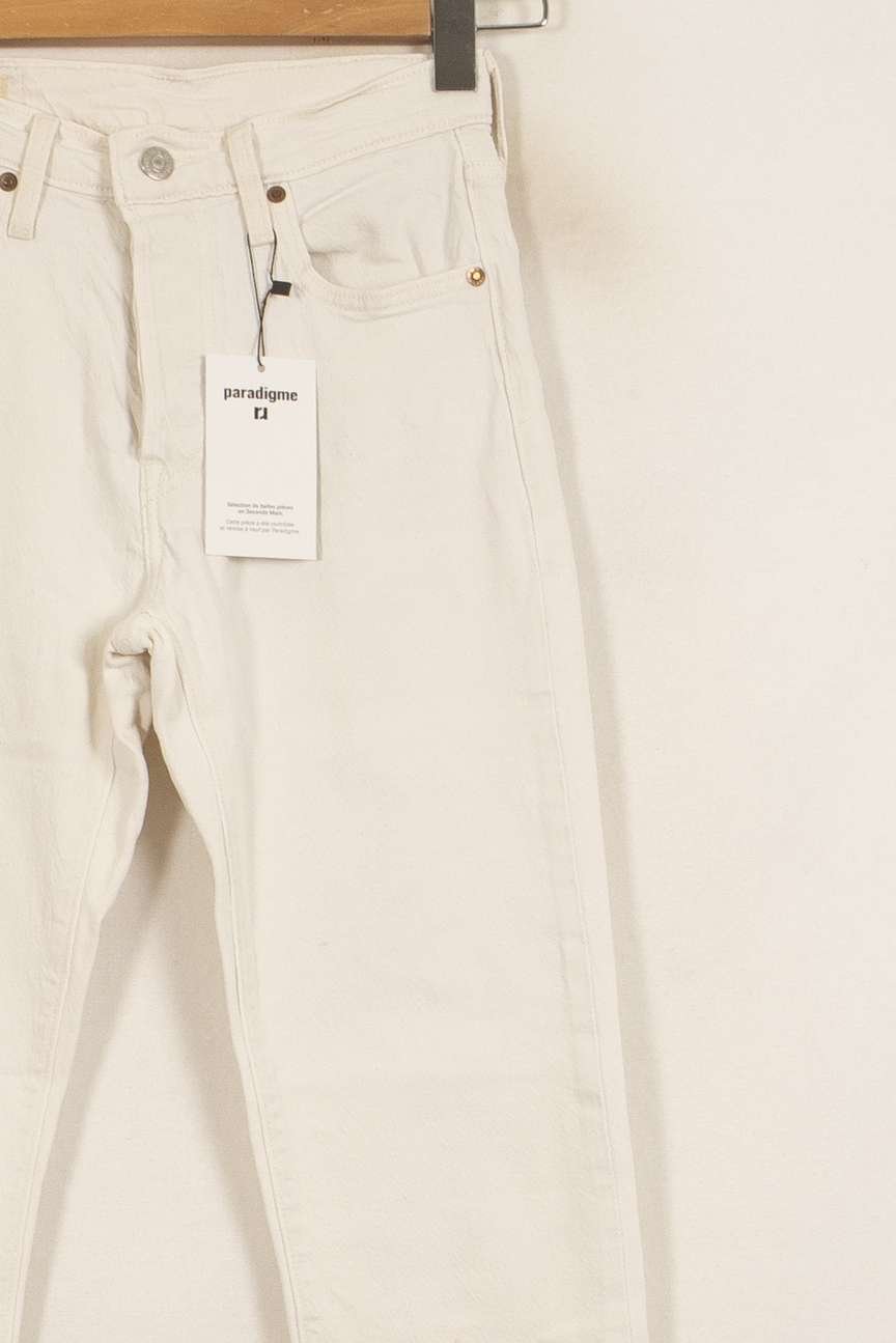 PANTS LEVI'S - Seconde main White